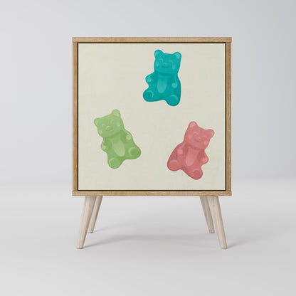 GUMMY BEARS Skänk med en dörr