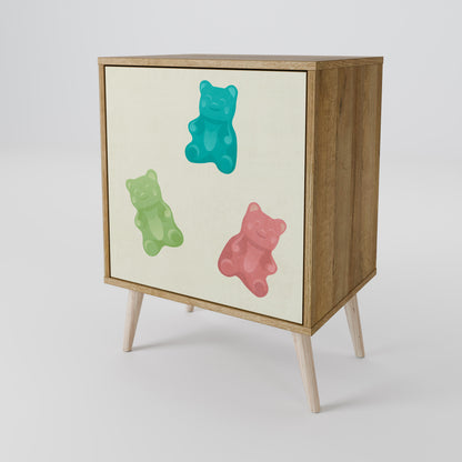 GUMMY BEARS Skänk med en dörr