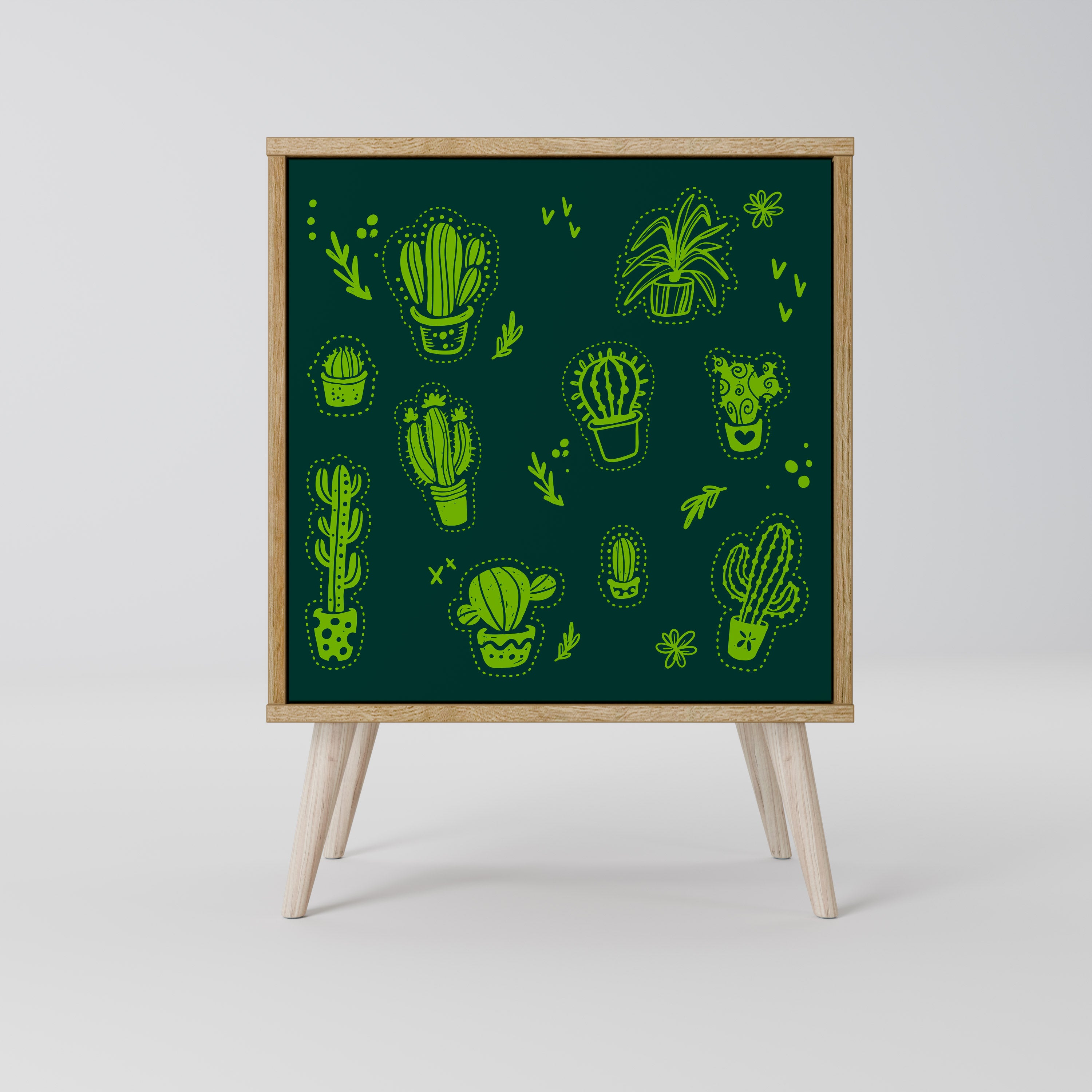 ÖKENGRÖN 1-dörrs skänk