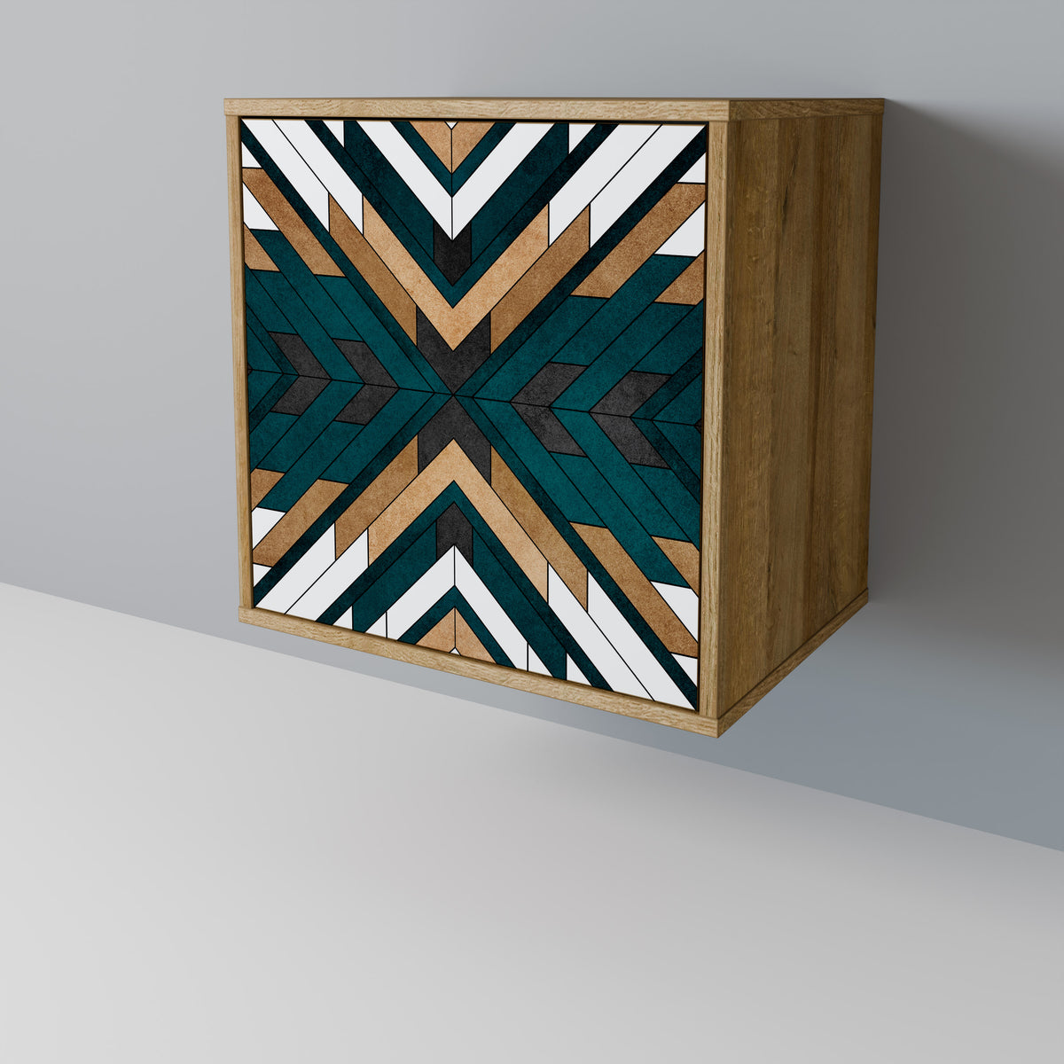 ARTISTIC GEOMETRY Skänk med en dörr