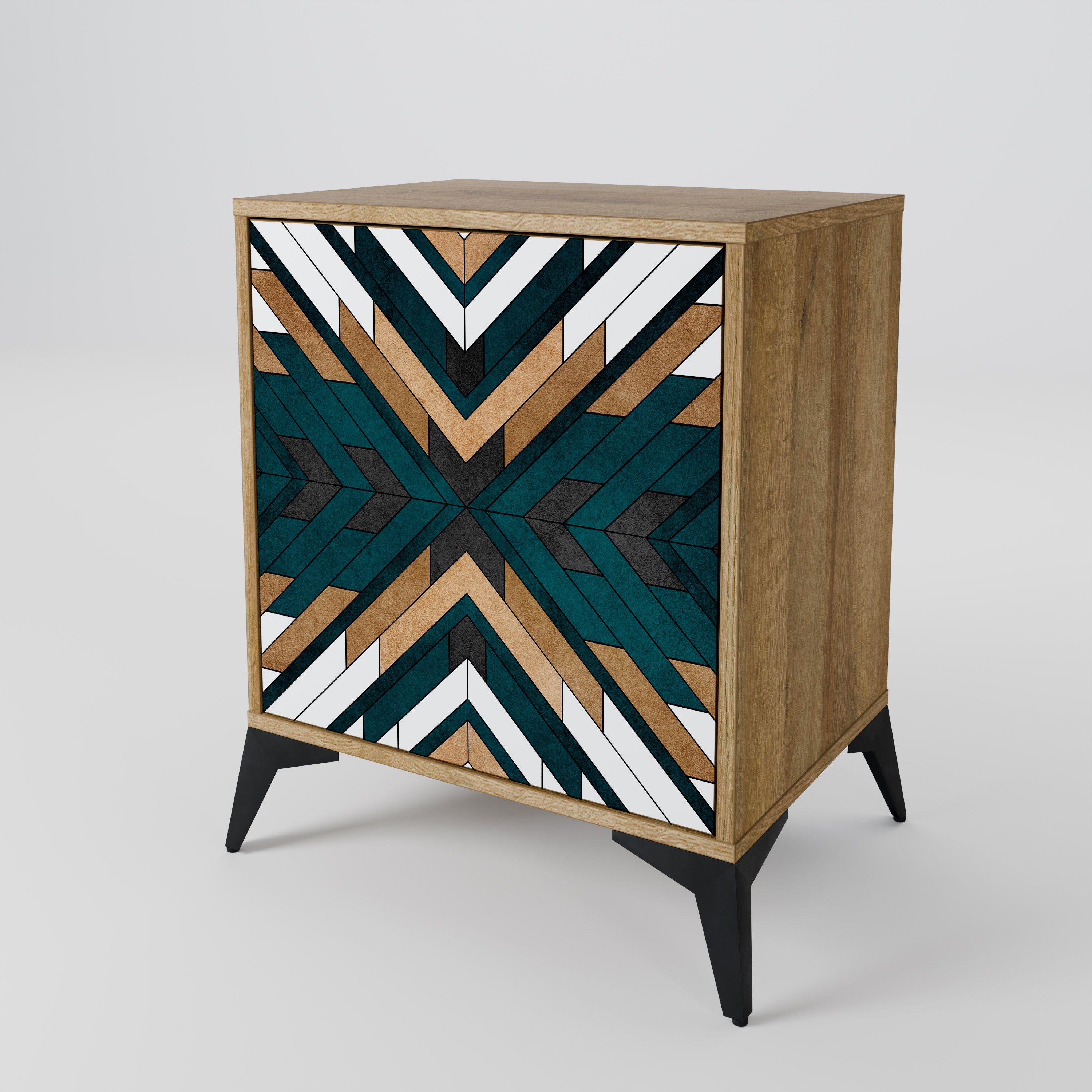 ARTISTIC GEOMETRY 1-Door Sideboard