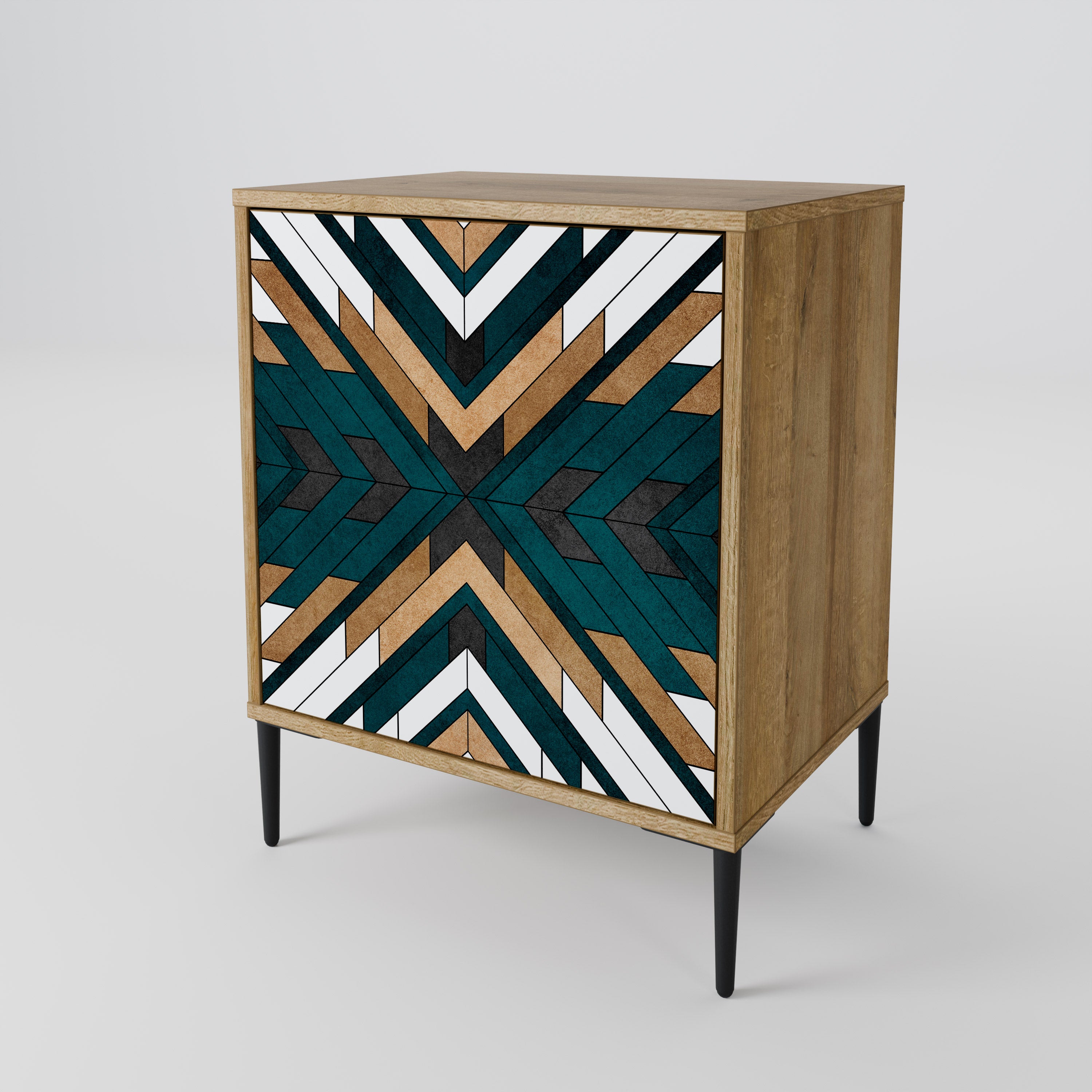 ARTISTIC GEOMETRY 1-Door Sideboard