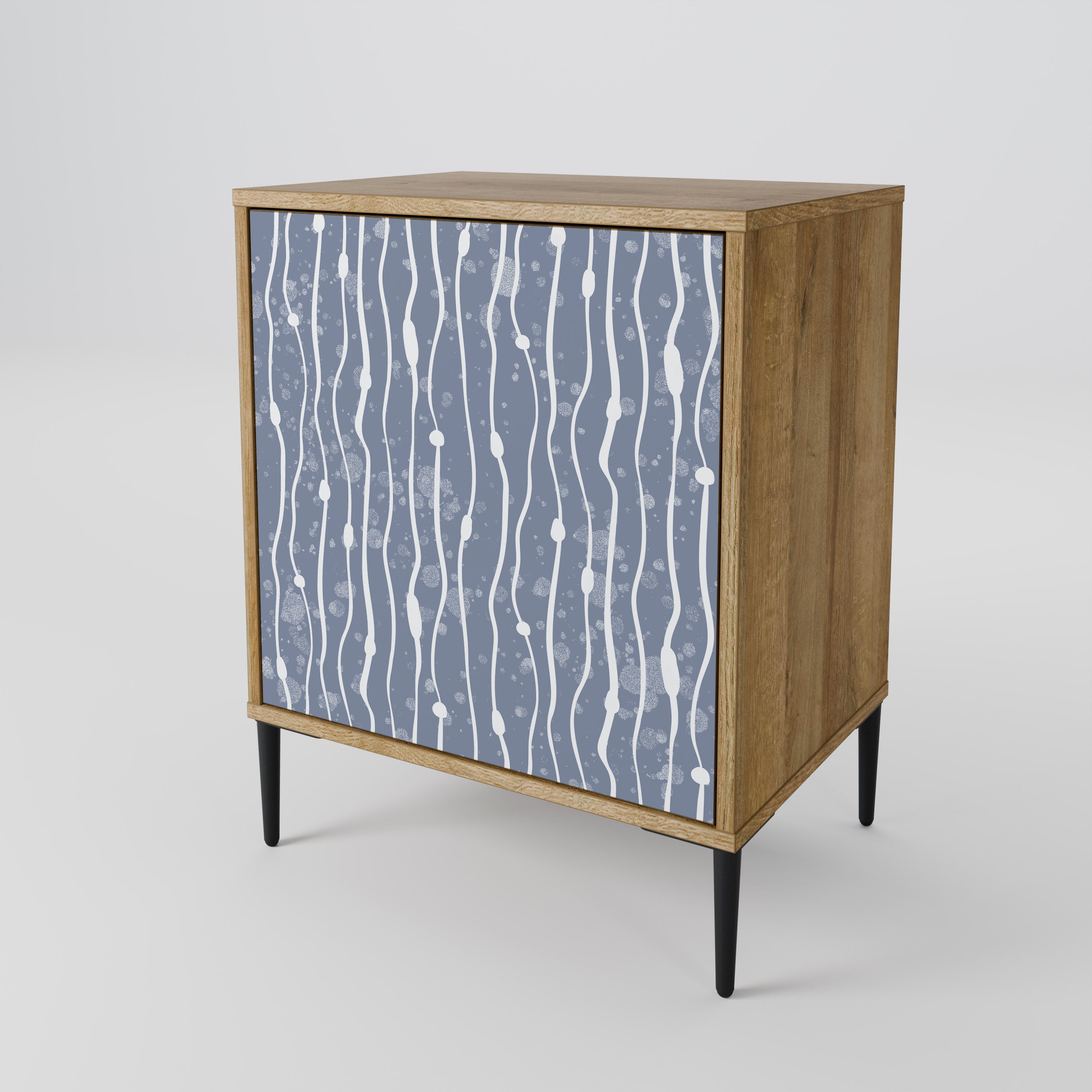 GRAPHITE RAIN 1-Door Sideboard