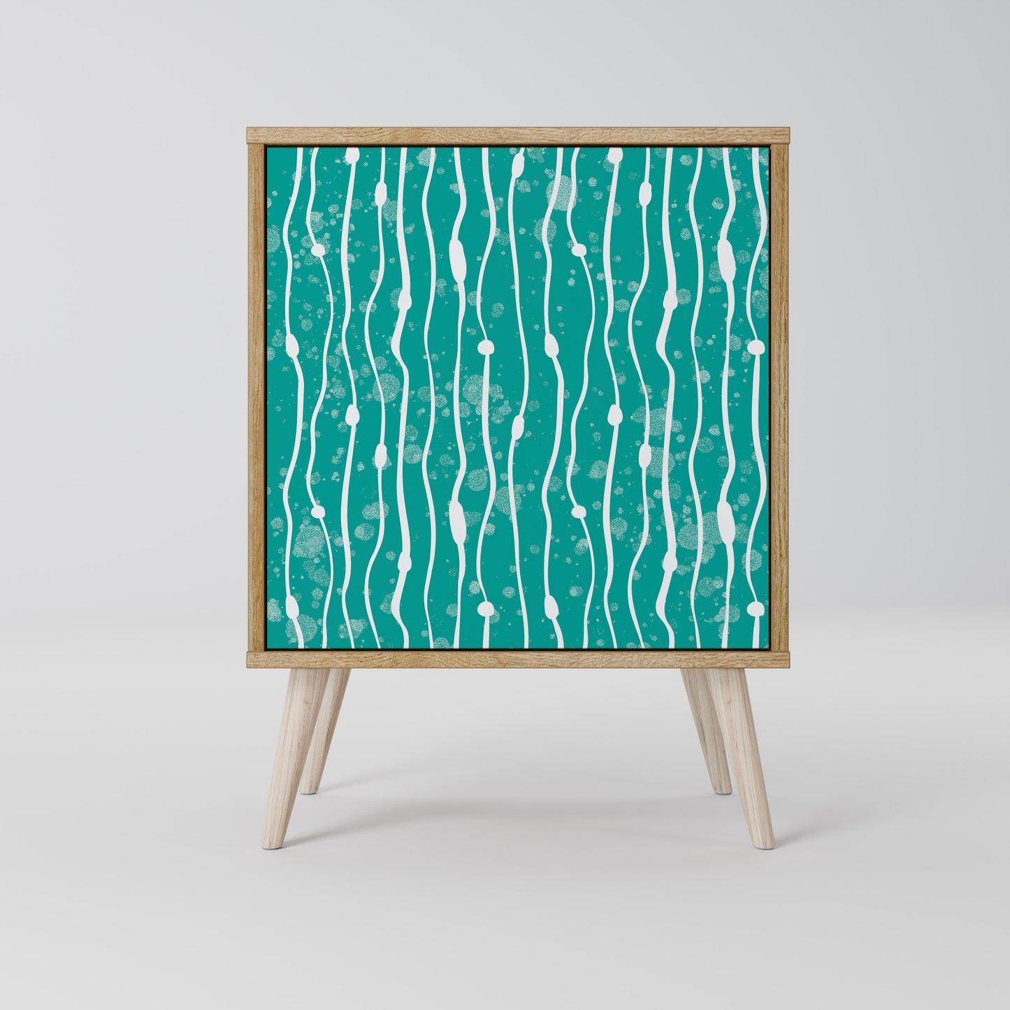 TURQUOISE RAIN Skänk med en dörr