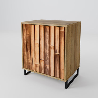 NATURAL WOOD Skänk med en dörr