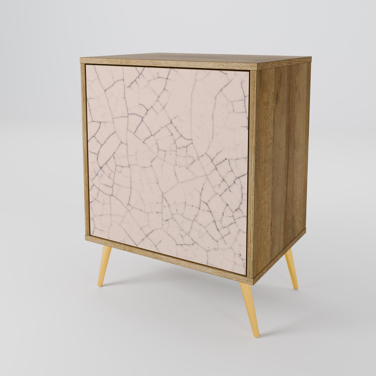 CERAMIC TEXTURE Skänk med en dörr