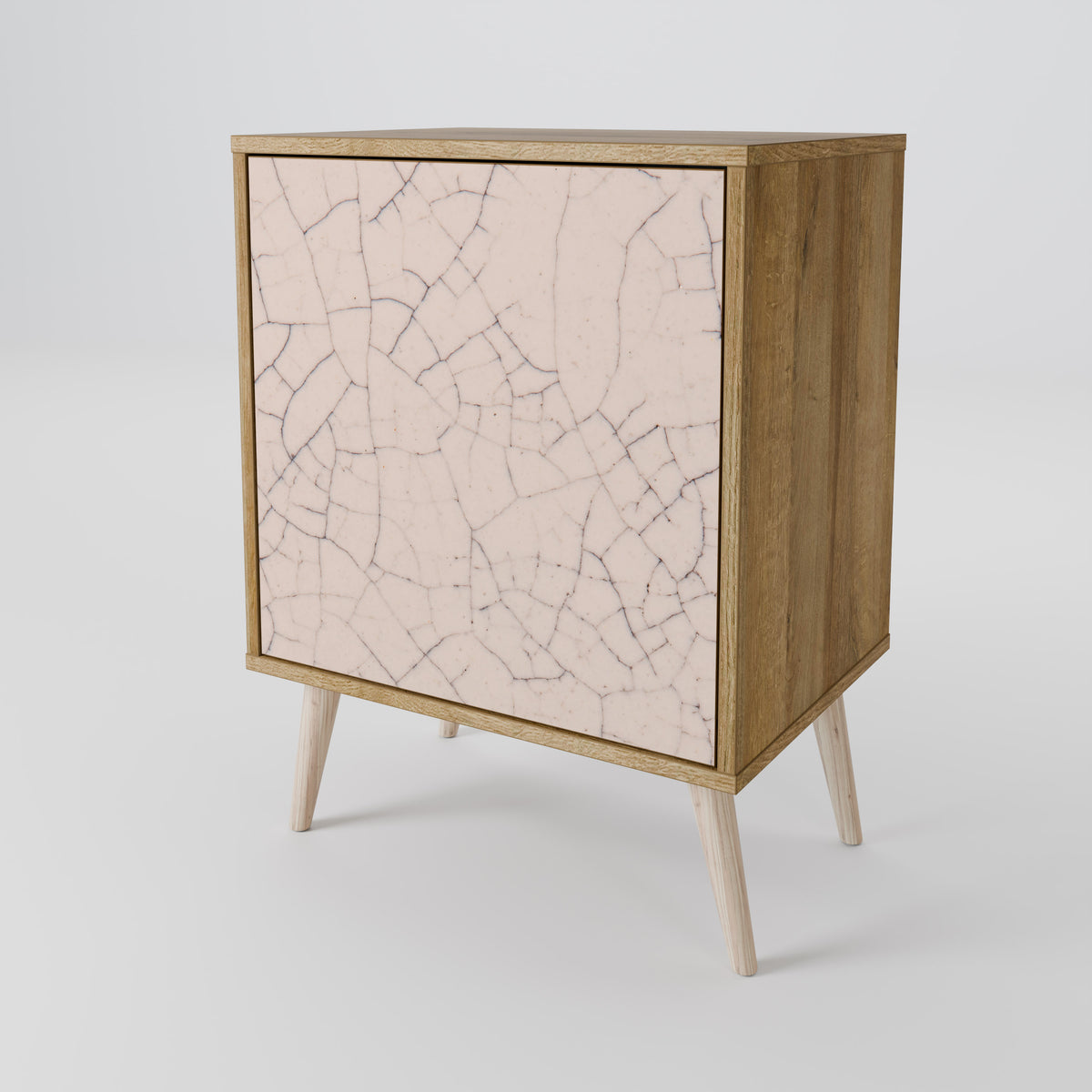 CERAMIC TEXTURE Skänk med en dörr