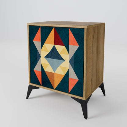 CRACKED ILLUSION 1-Door Sideboard