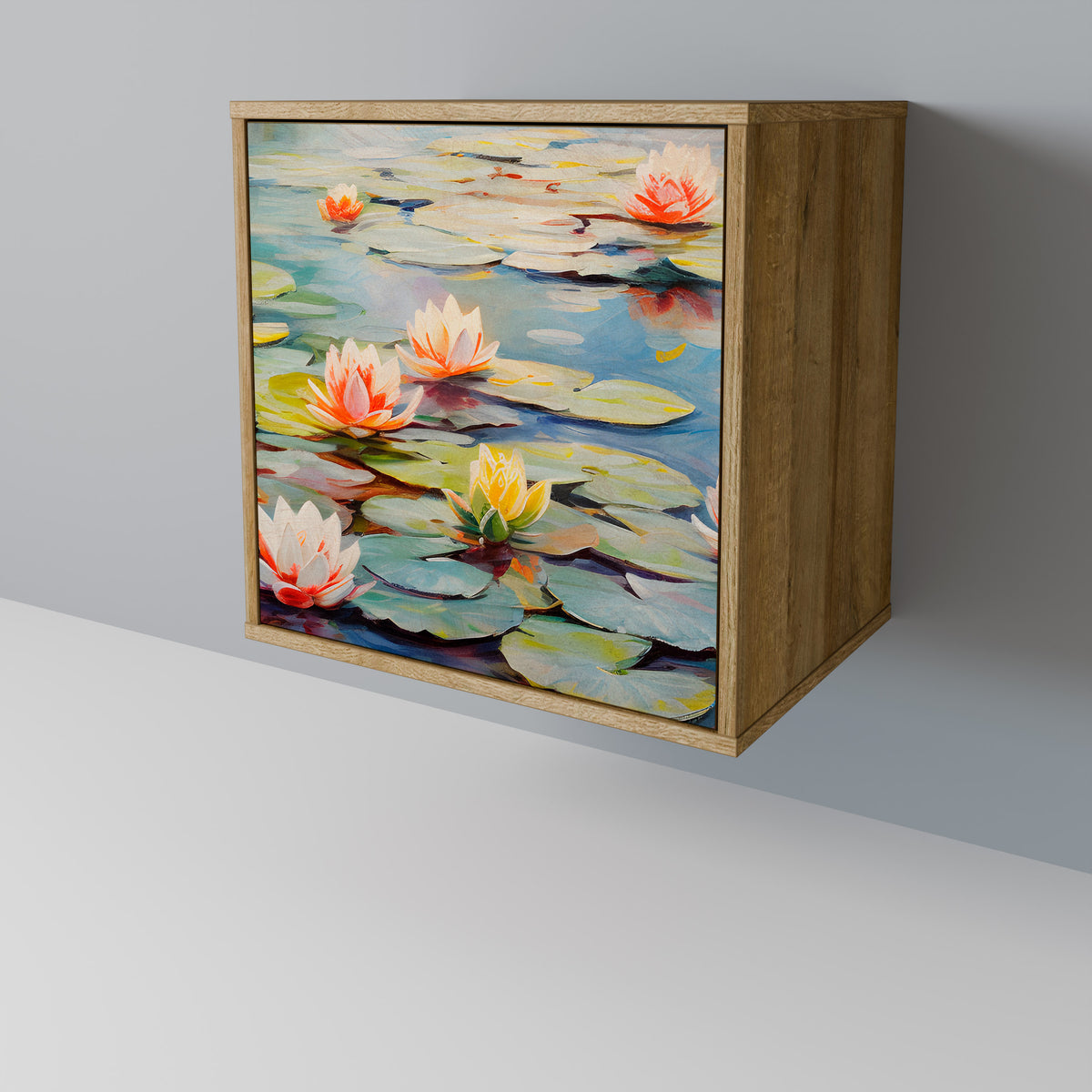 BLOOMING WATERS Skänk med en dörr