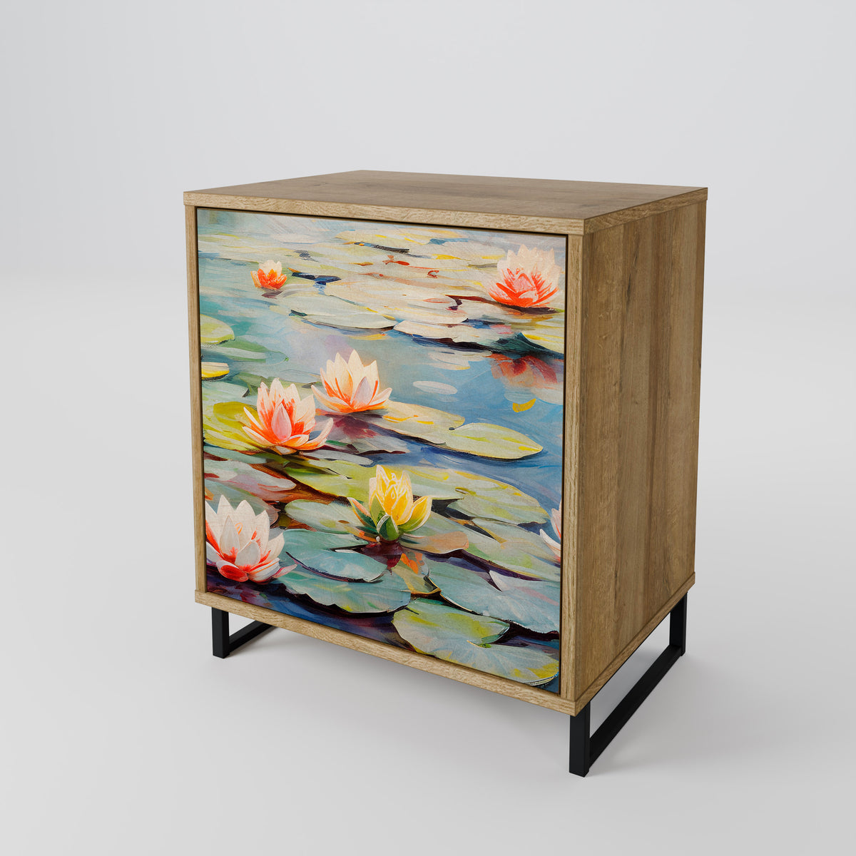 BLOOMING WATERS Skänk med en dörr