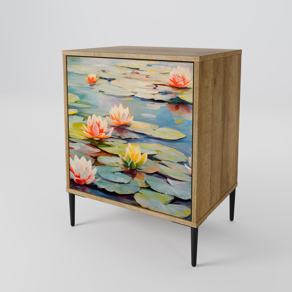 BLOOMING WATERS Skänk med en dörr