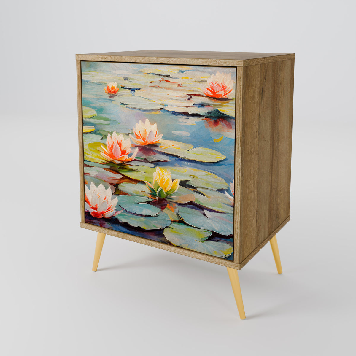 BLOOMING WATERS Skänk med en dörr