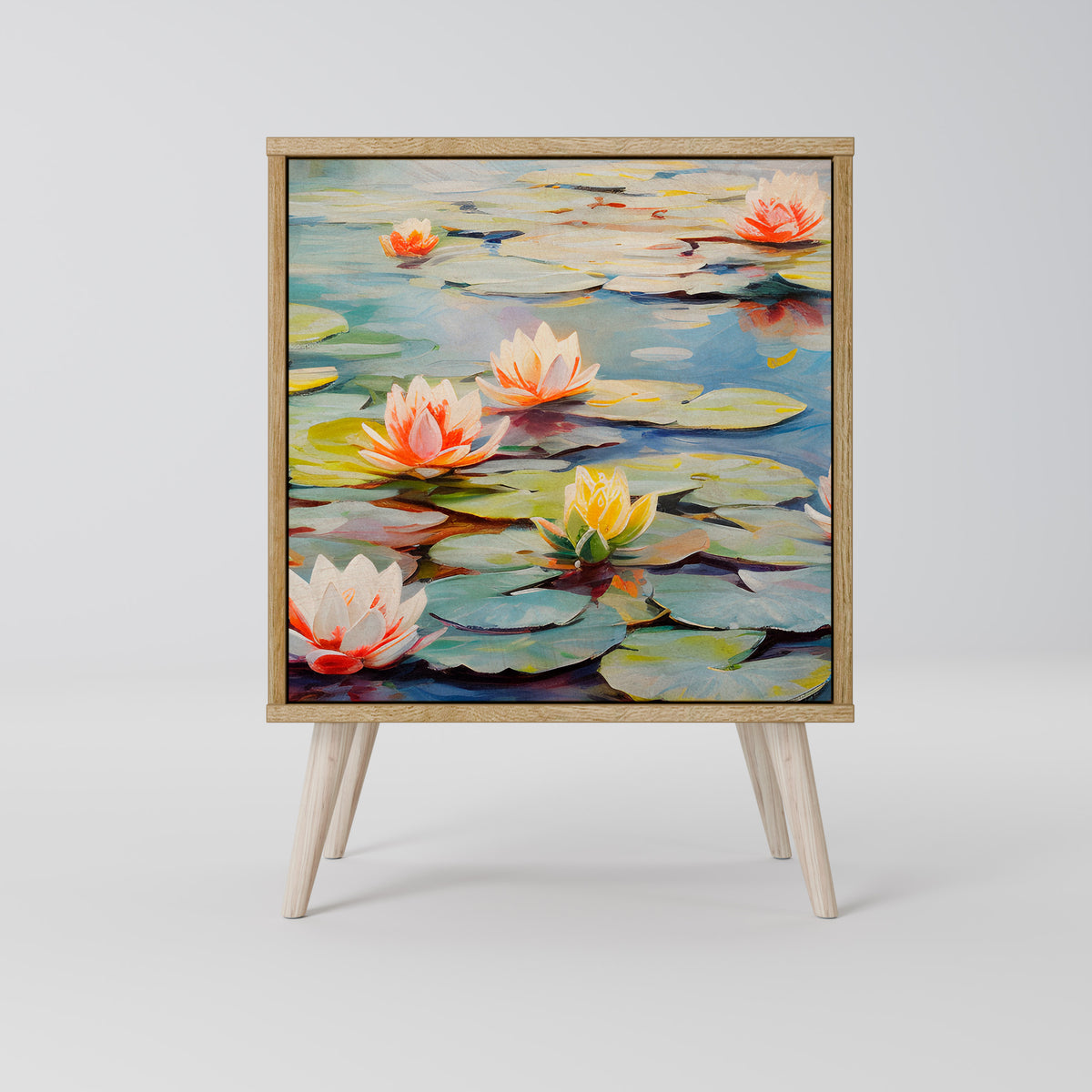 BLOOMING WATERS Skänk med en dörr