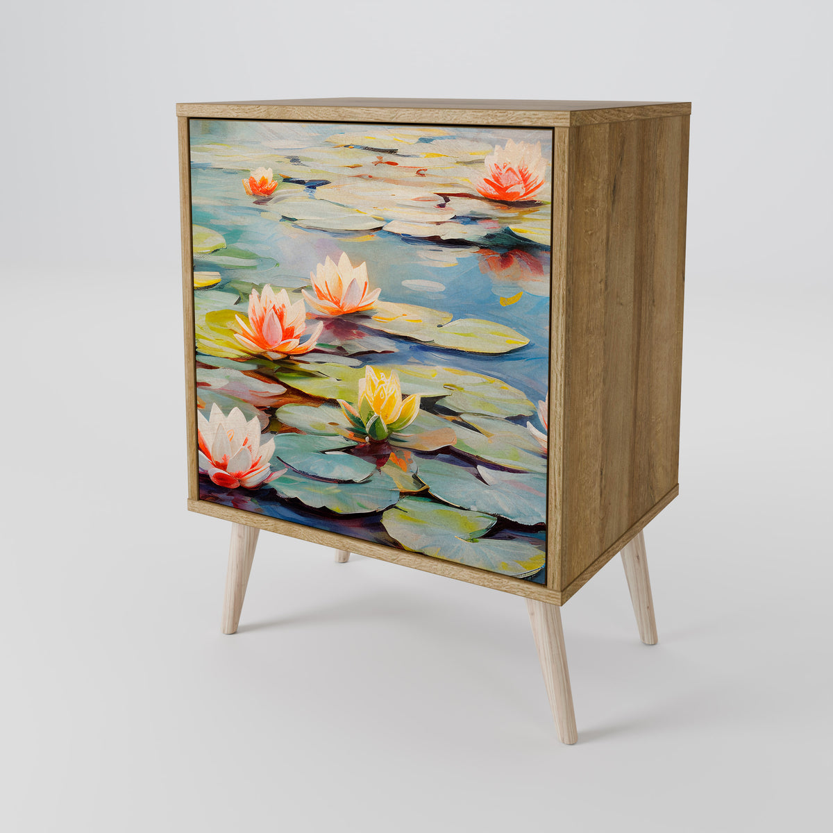 BLOOMING WATERS Skänk med en dörr