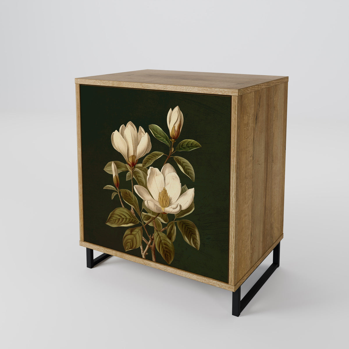 FLORAL NOIR Skänk med en dörr