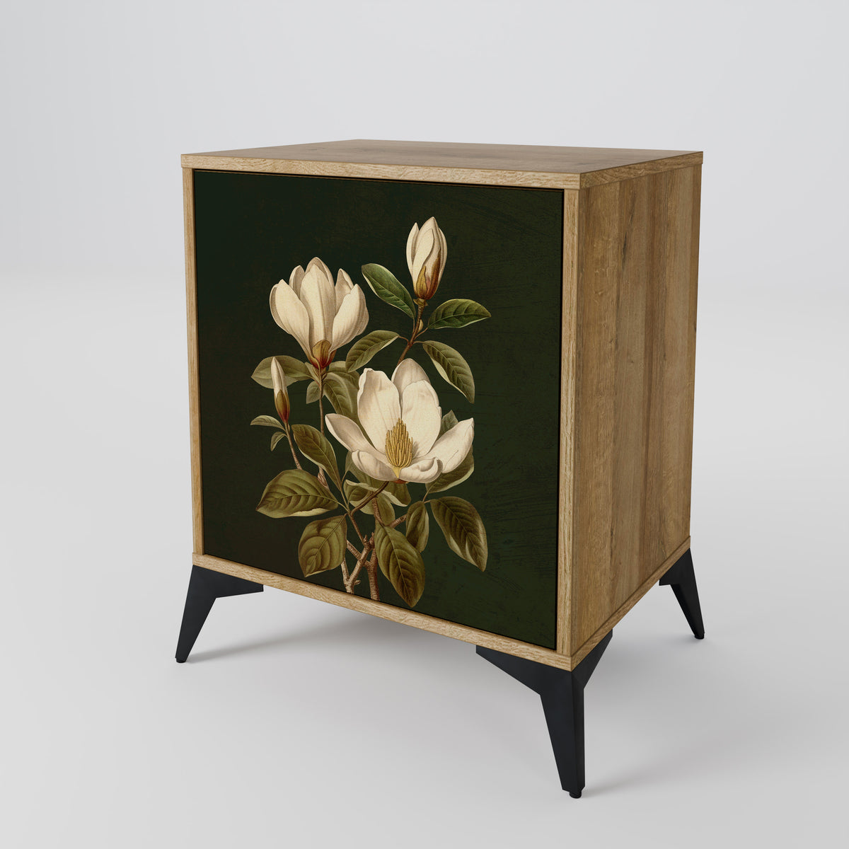 FLORAL NOIR Skänk med en dörr