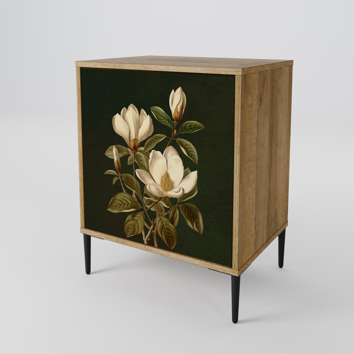 FLORAL NOIR Skänk med en dörr