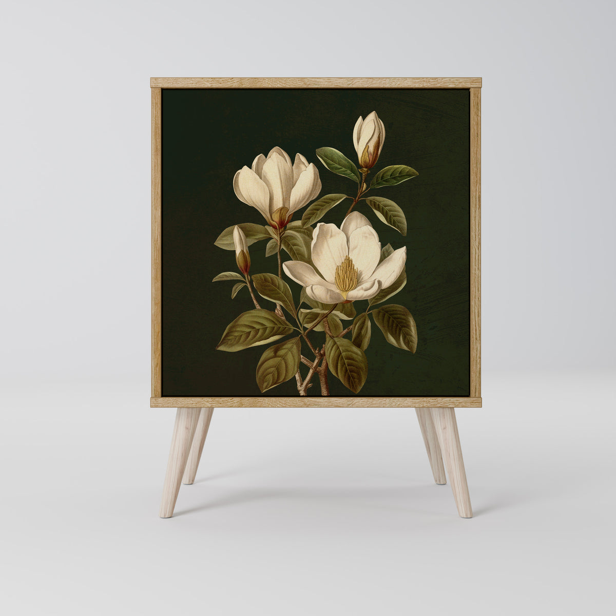 FLORAL NOIR Skänk med en dörr