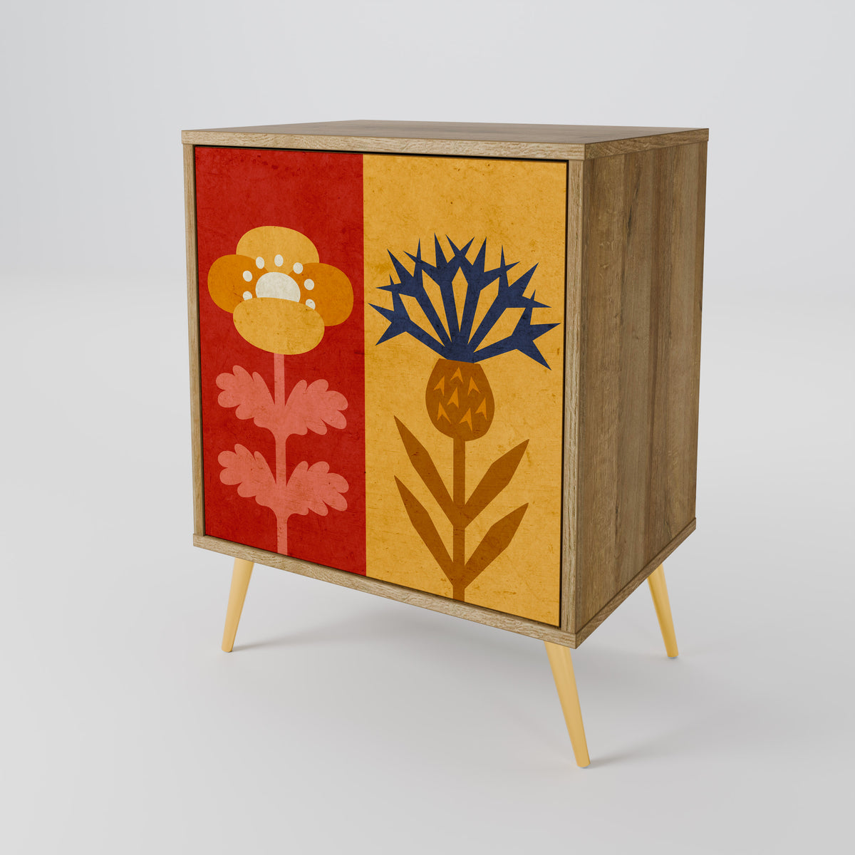 SCANDIC FLOWERET Skänk med en dörr