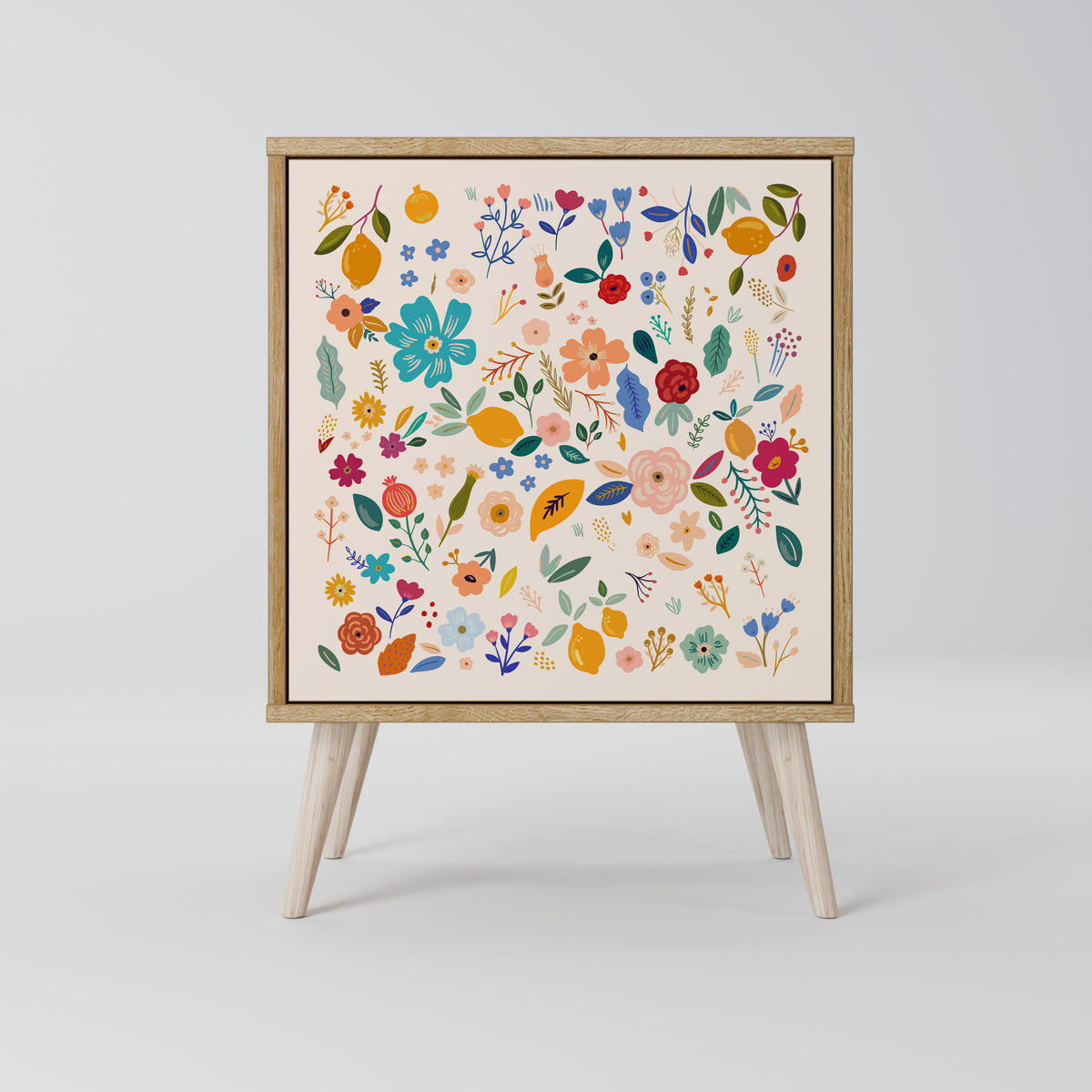 FLORAL COMBINATION Skänk med en dörr