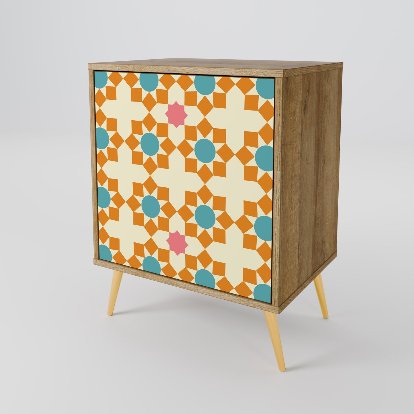 FLORAL DECOR 1-Door Sideboard