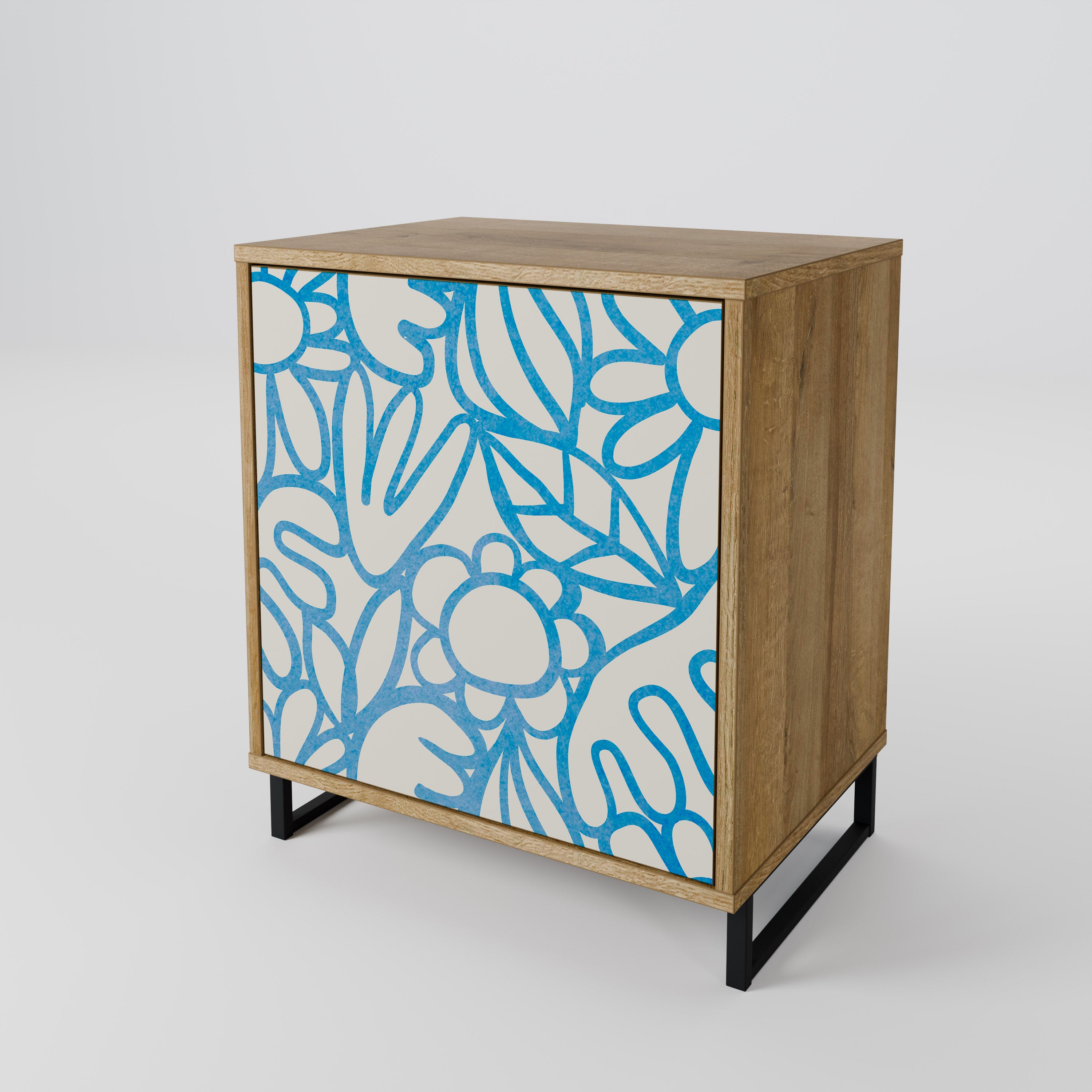 BLOOMY MORNING 1-Door Sideboard