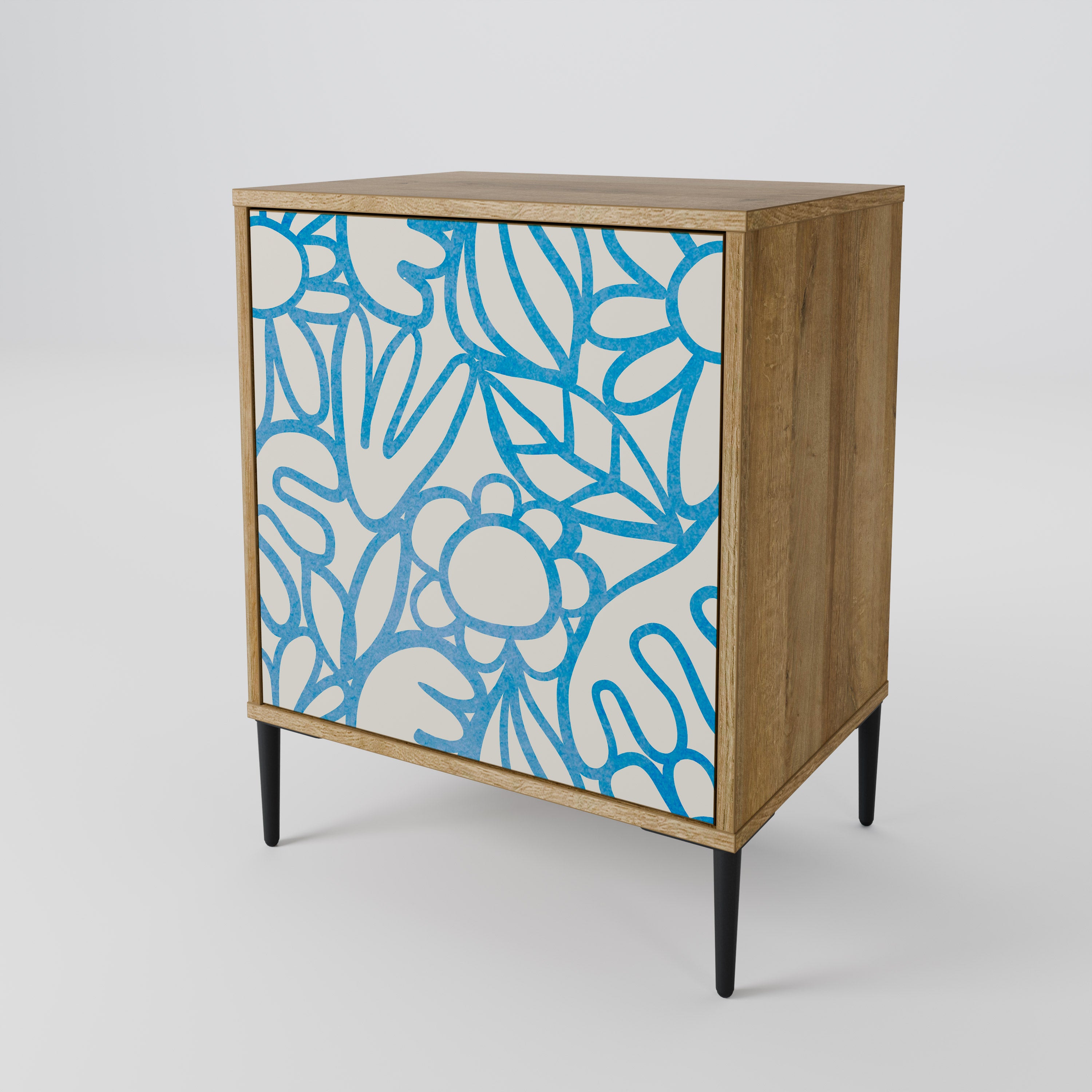 BLOOMY MORNING 1-Door Sideboard