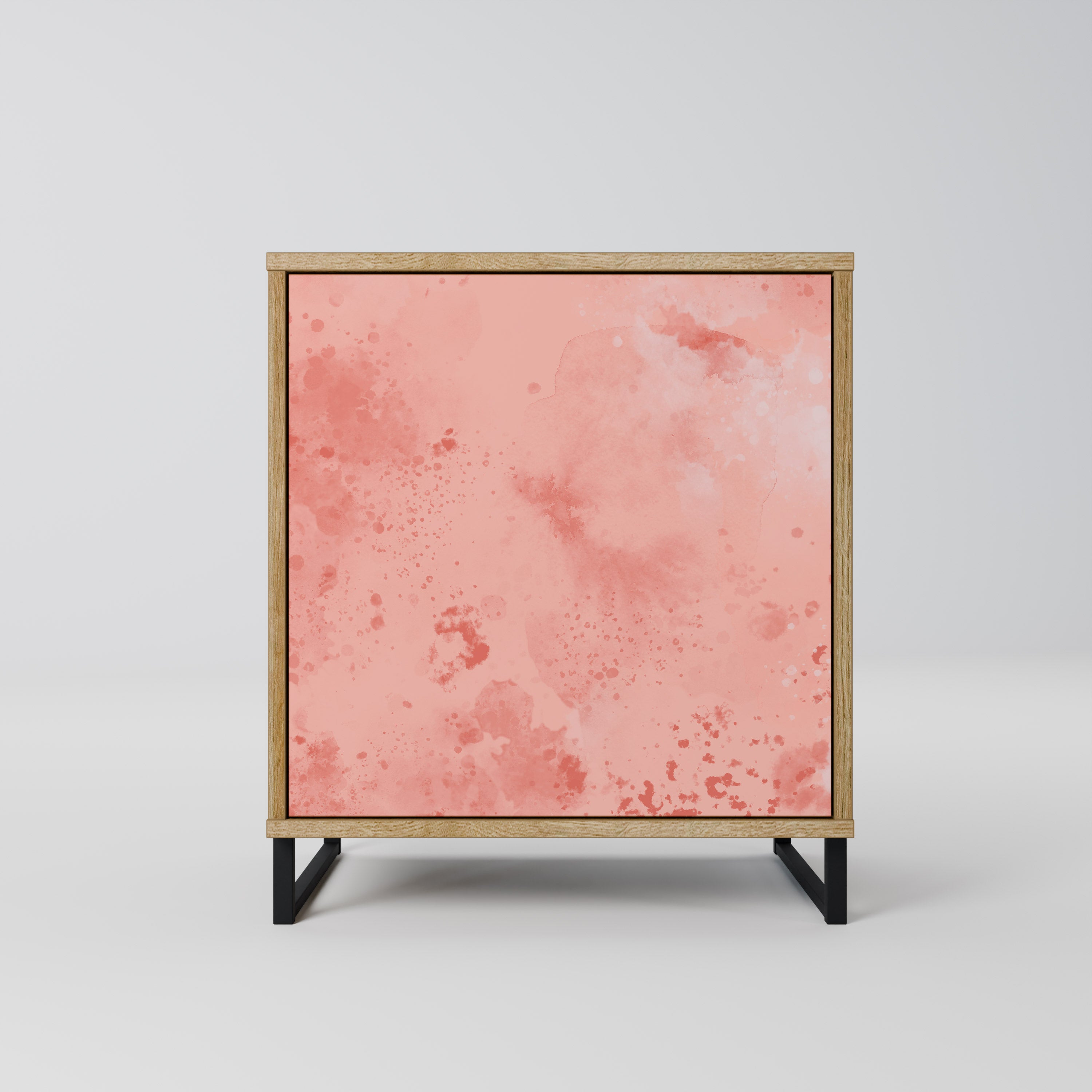 CRANE DANCE 1-Door Sideboard in Oak Effect