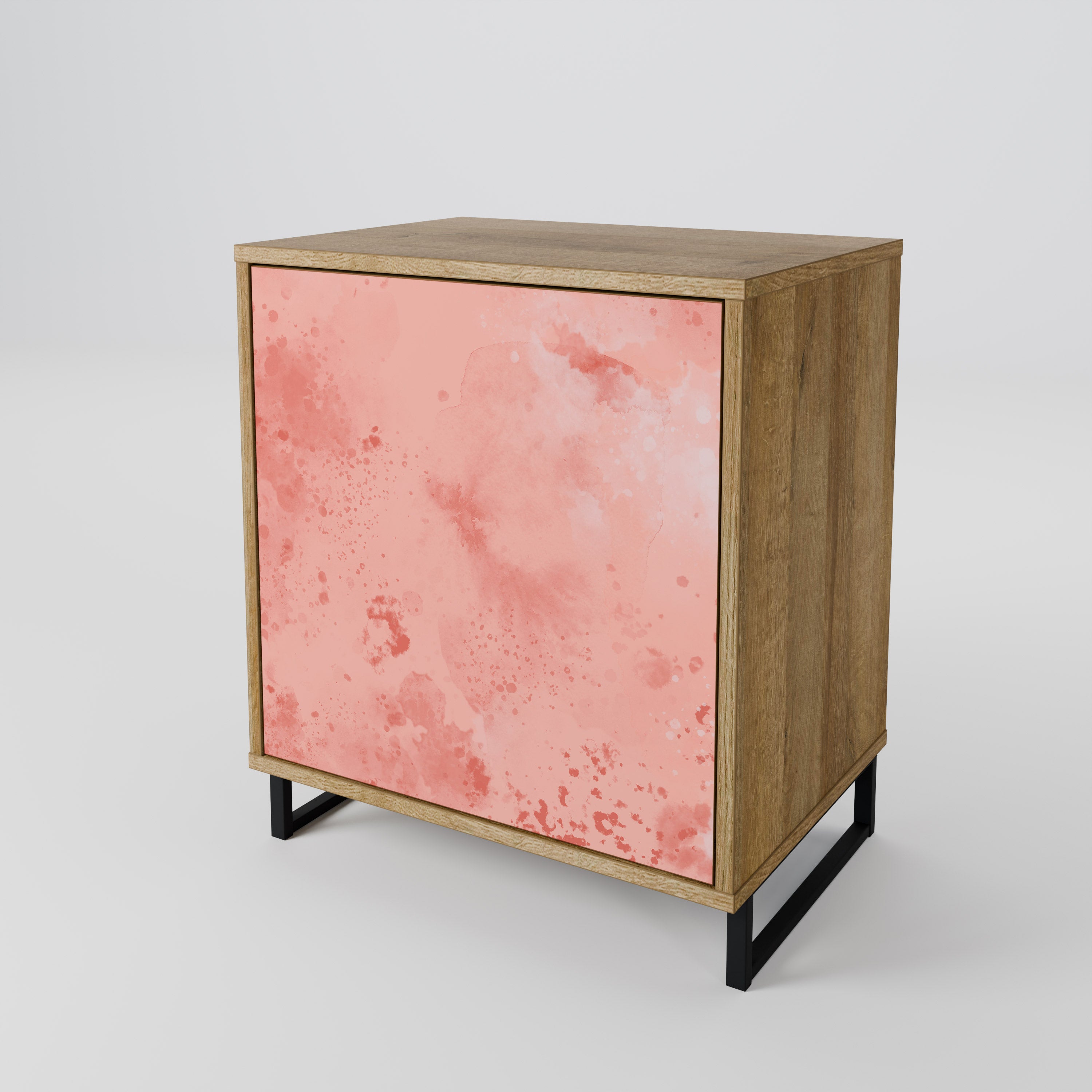 CRANE DANCE 1-Door Sideboard in Oak Effect