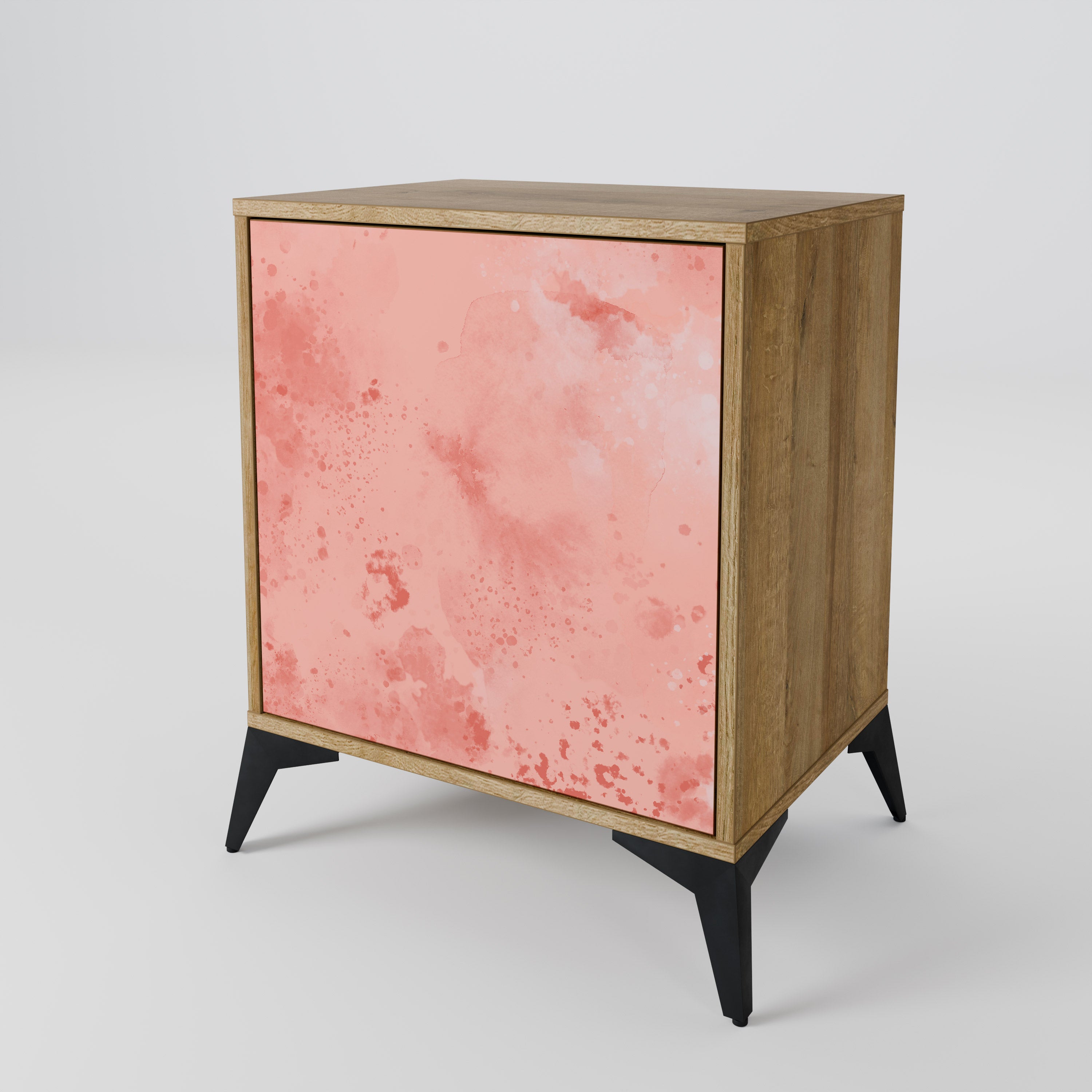 CRANE DANCE 1-Door Sideboard in Oak Effect