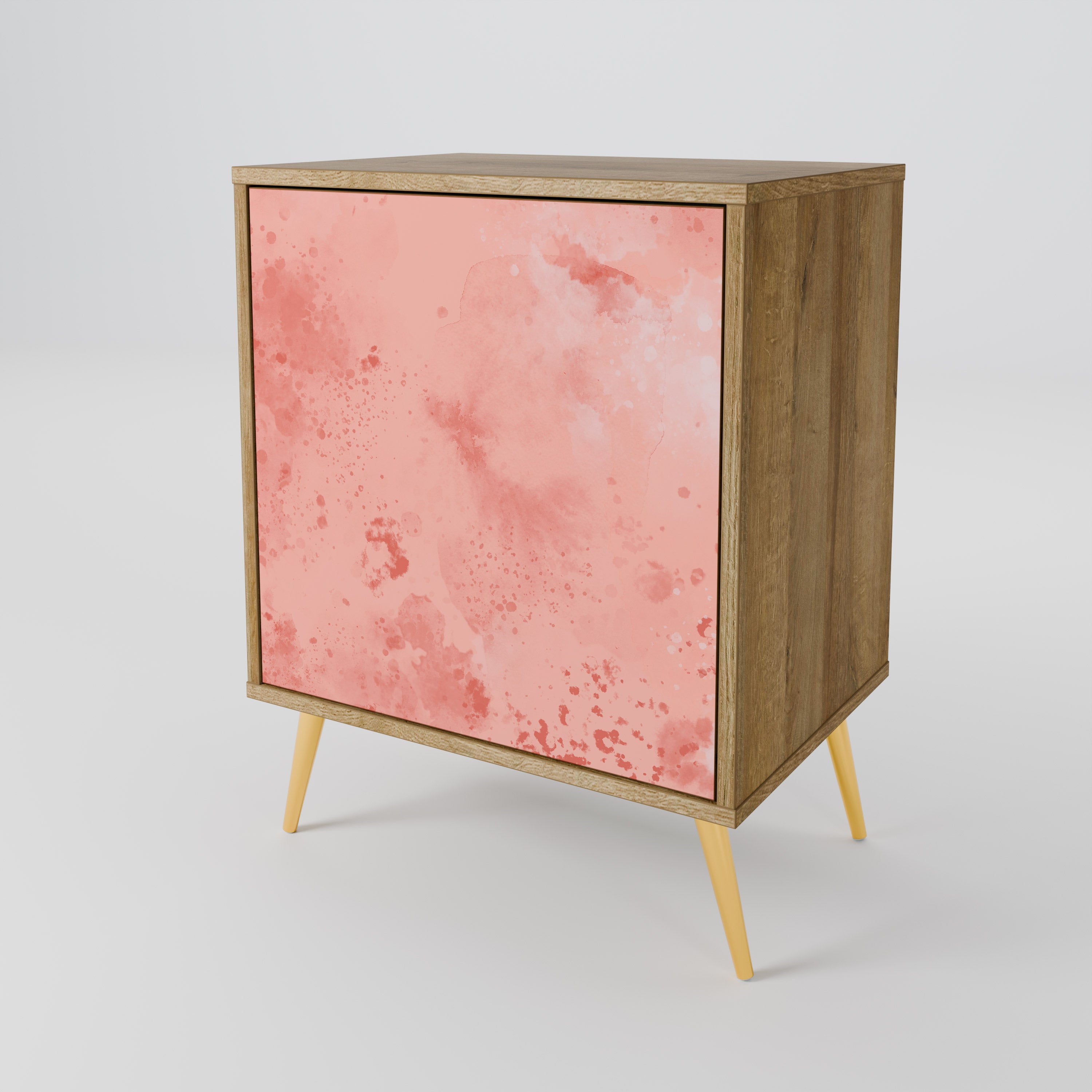 CRANE DANCE 1-Door Sideboard in Oak Effect