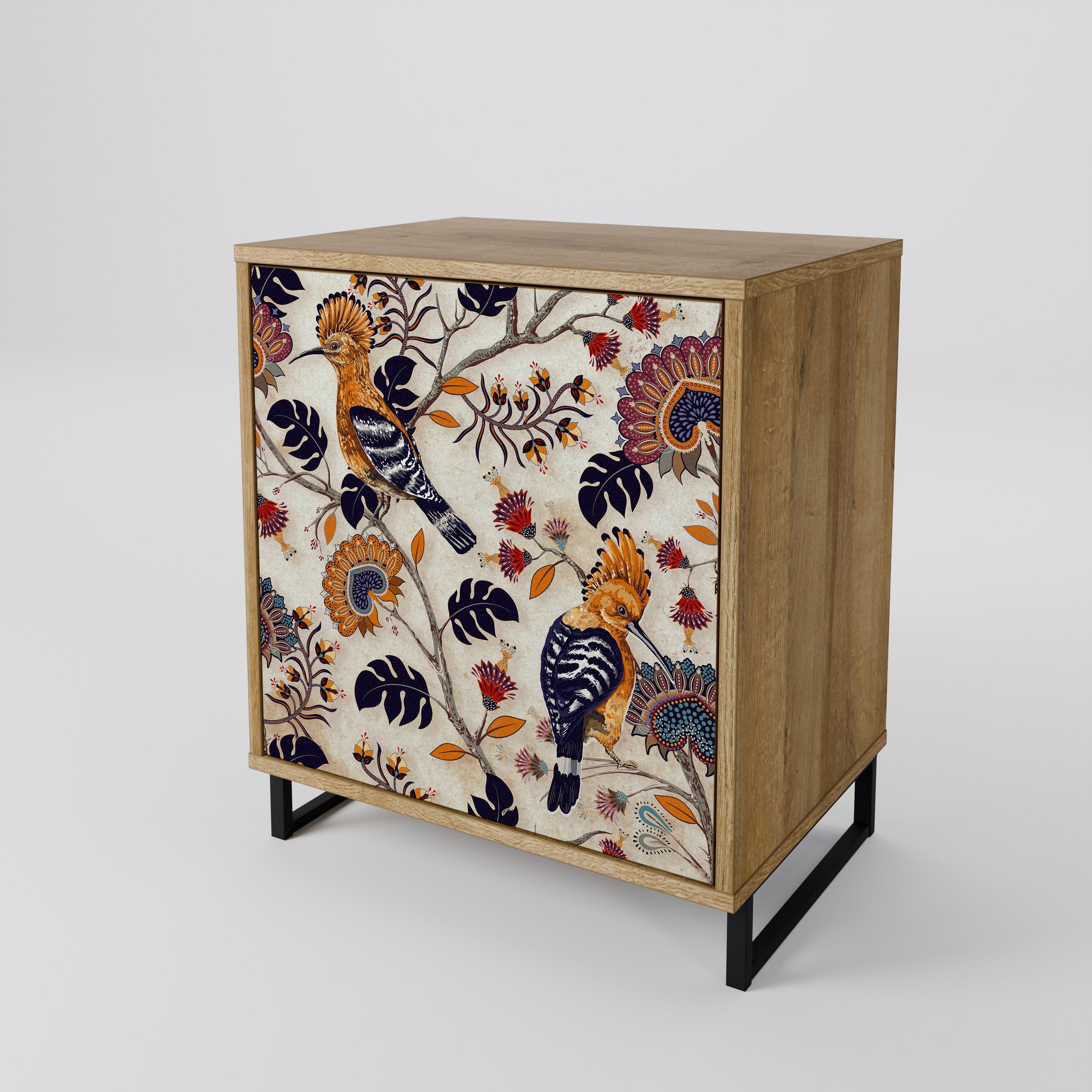 EMINENT HOOPOE 1-Door Sideboard in Oak Effect