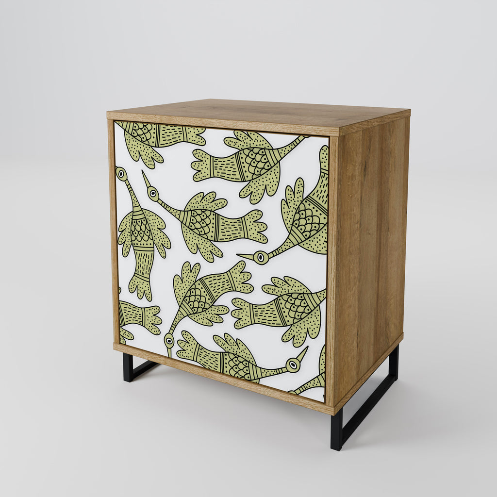 SEEDLING SONGBIRD 1-Door Sideboard in Oak Effect