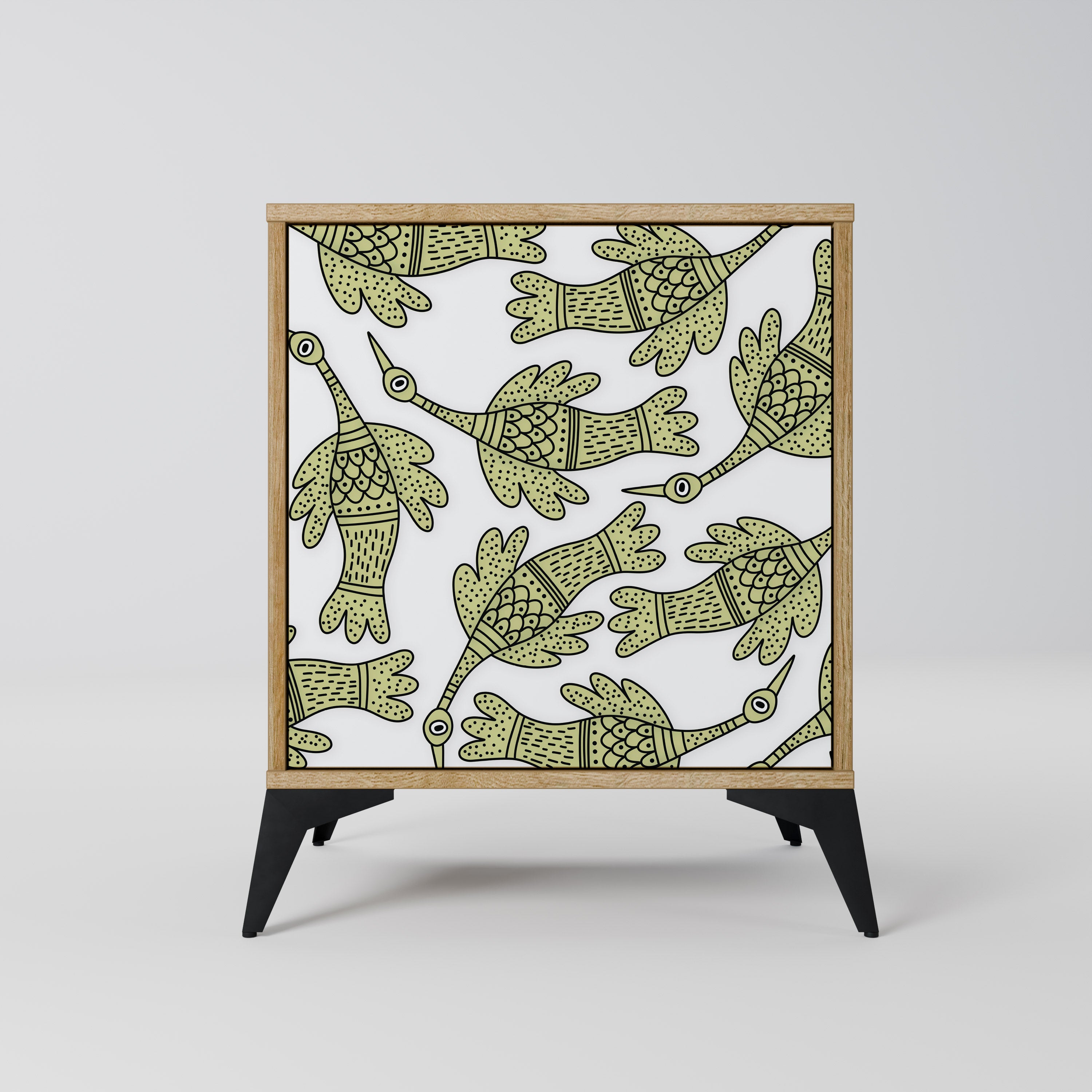 SEEDLING SONGBIRD 1-Door Sideboard in Oak Effect