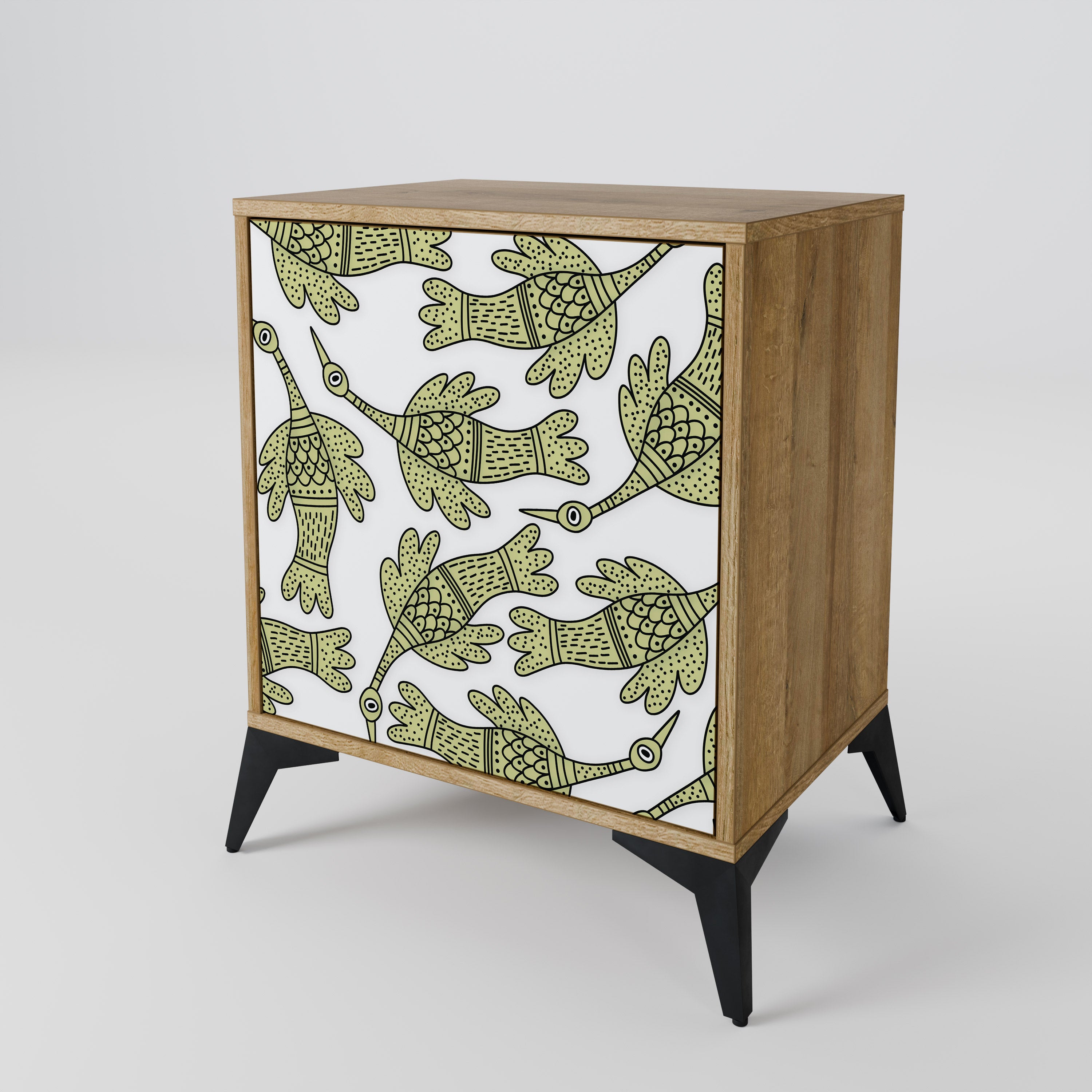 SEEDLING SONGBIRD 1-Door Sideboard in Oak Effect