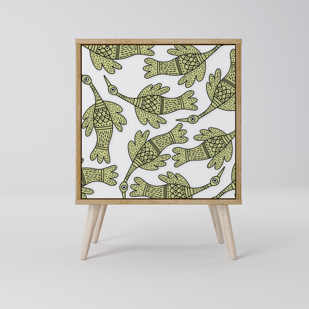 SEEDLING SONGBIRD 1-Door Sideboard in Oak Effect