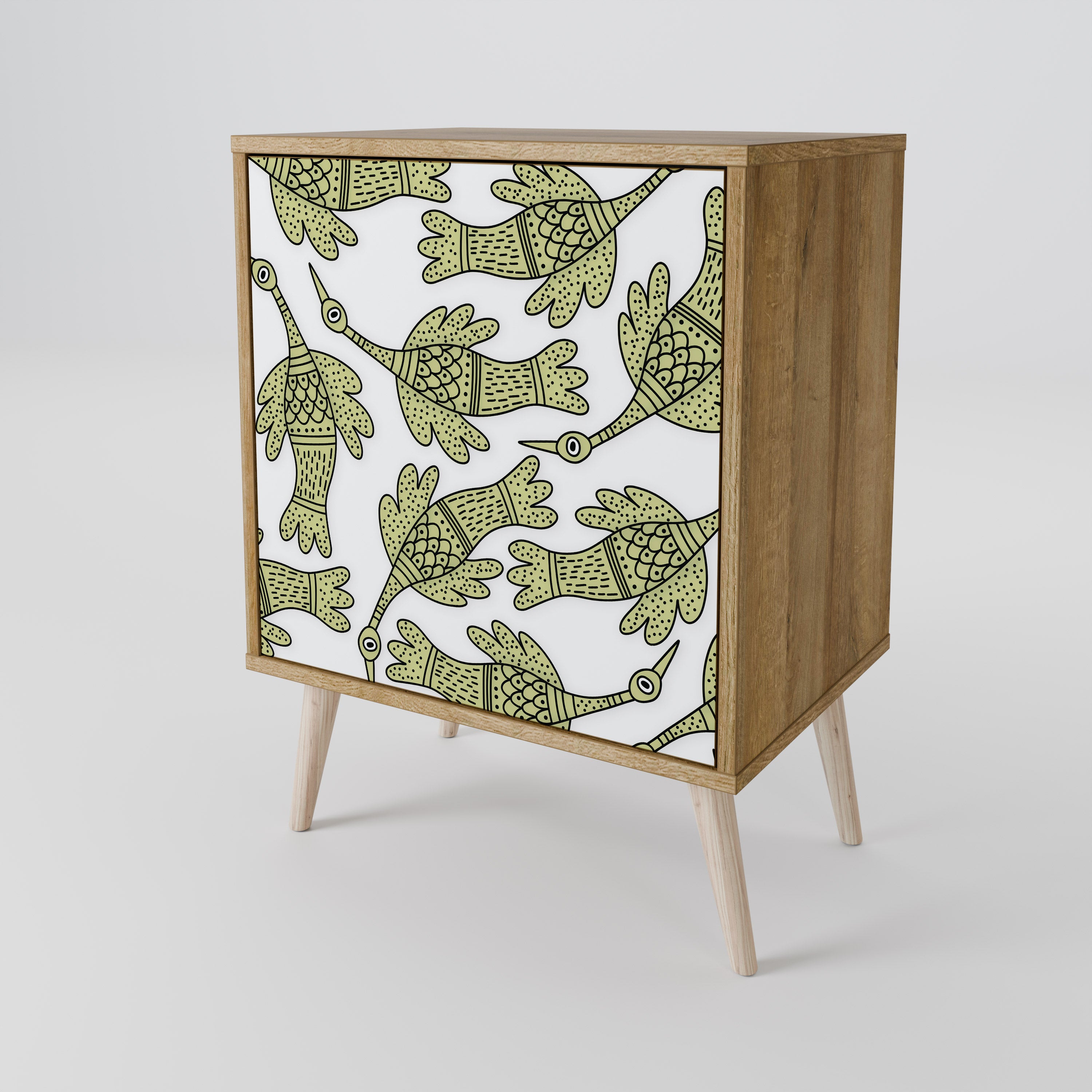 SEEDLING SONGBIRD 1-Door Sideboard in Oak Effect