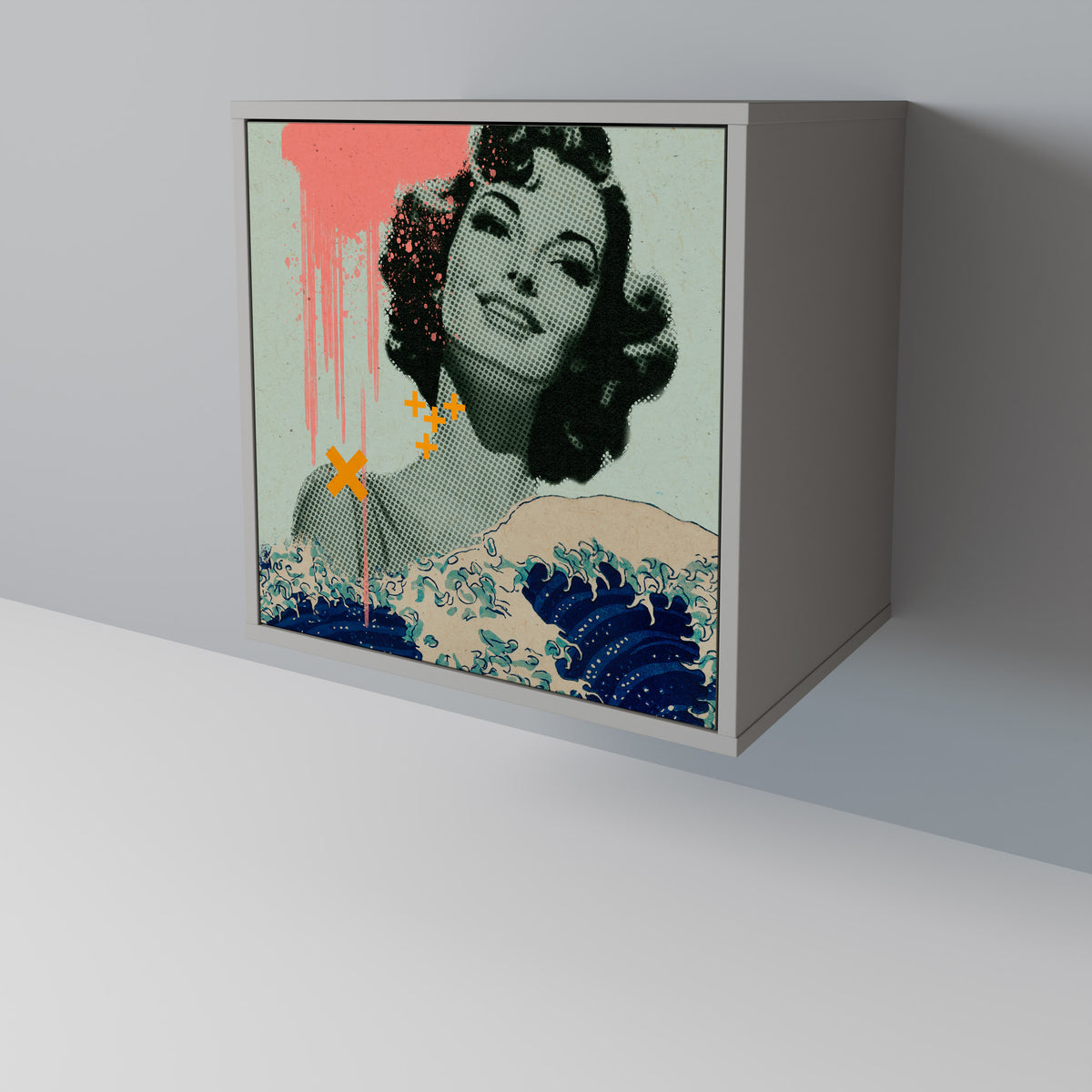 KANAGAWA BEAUTY Skänk med en dörr