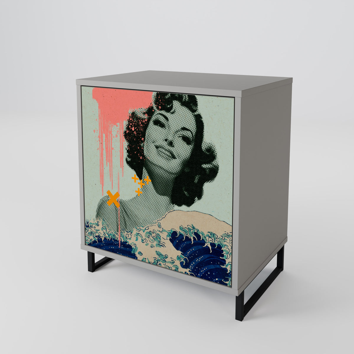 KANAGAWA BEAUTY Skänk med en dörr