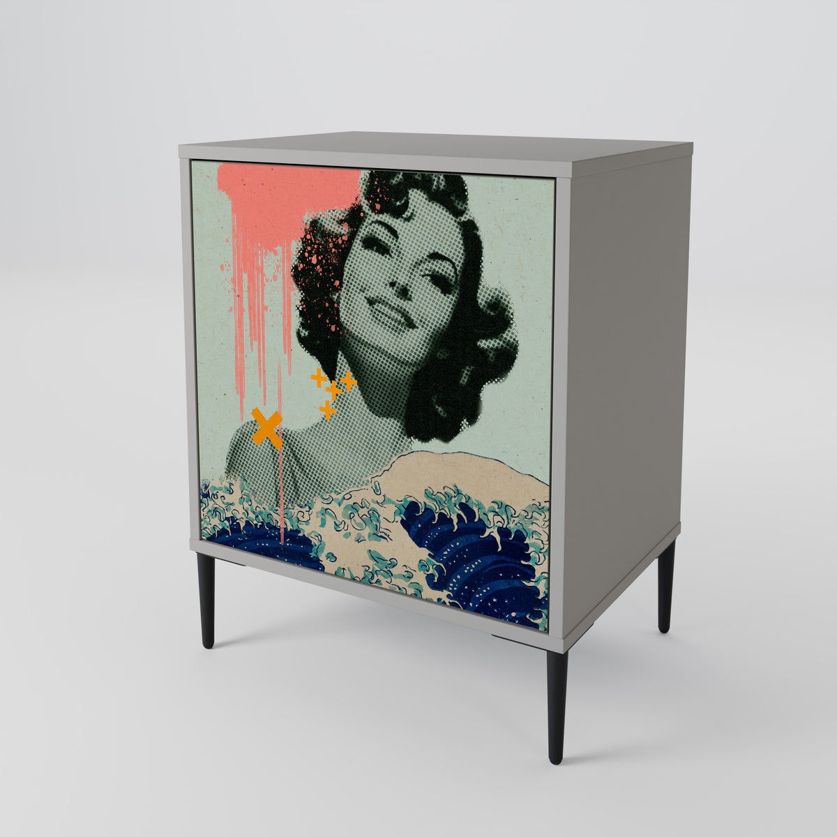 KANAGAWA BEAUTY Skänk med en dörr