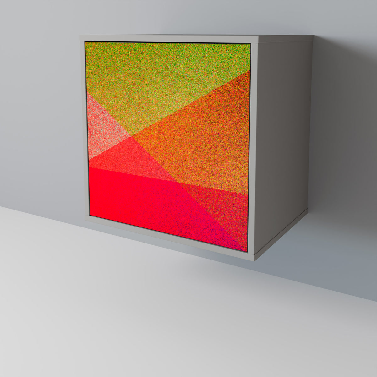 VIVID GEOMETRY Skänk med en dörr