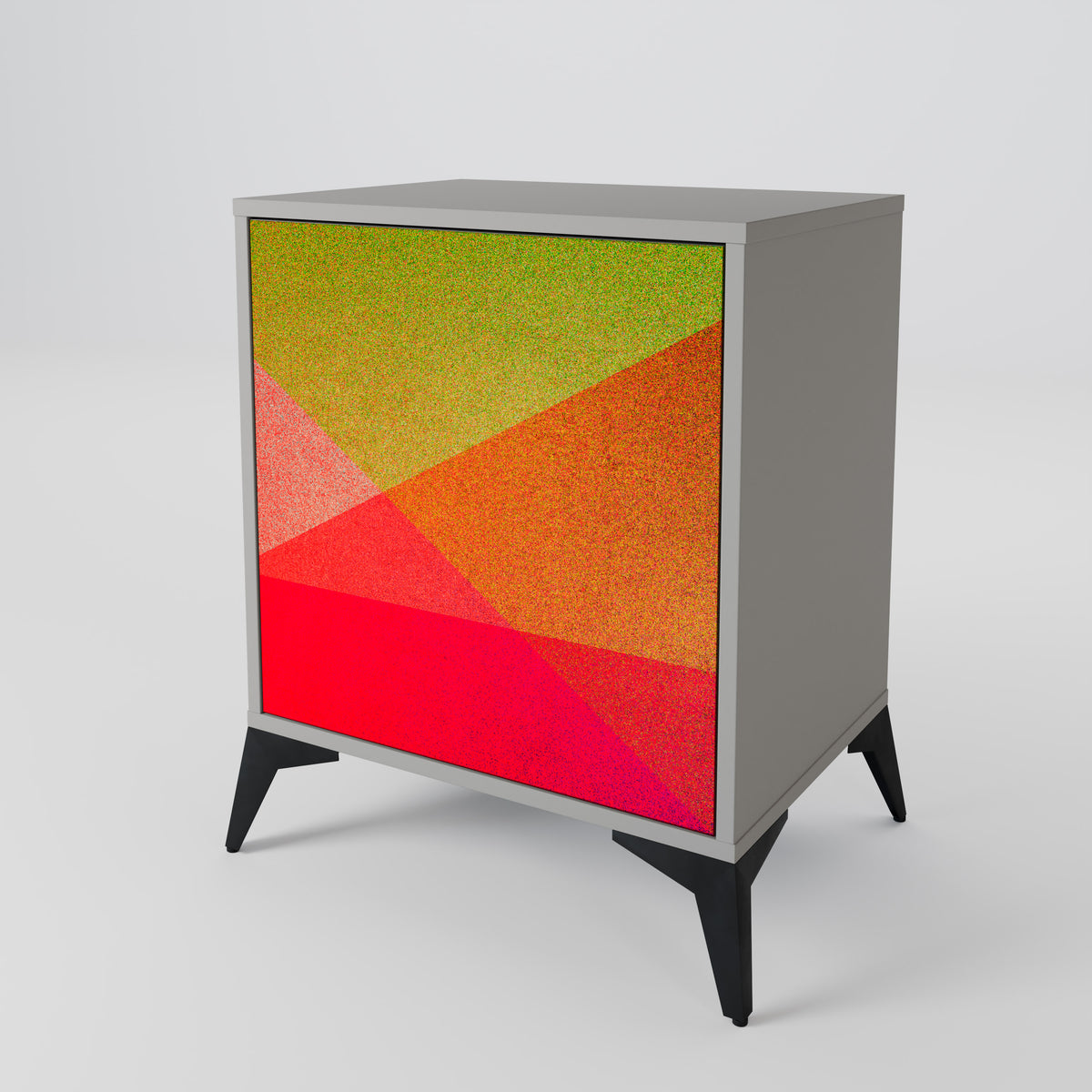 VIVID GEOMETRY Skänk med en dörr