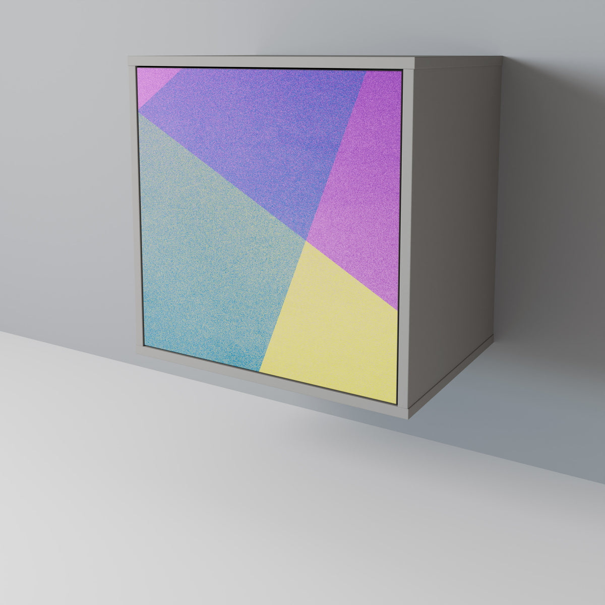 BRIGHT GEOMETRY Skänk med en dörr
