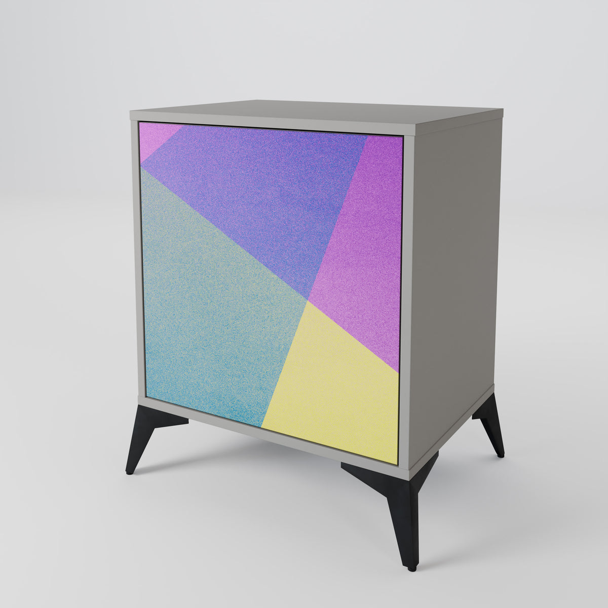 BRIGHT GEOMETRY Skänk med en dörr