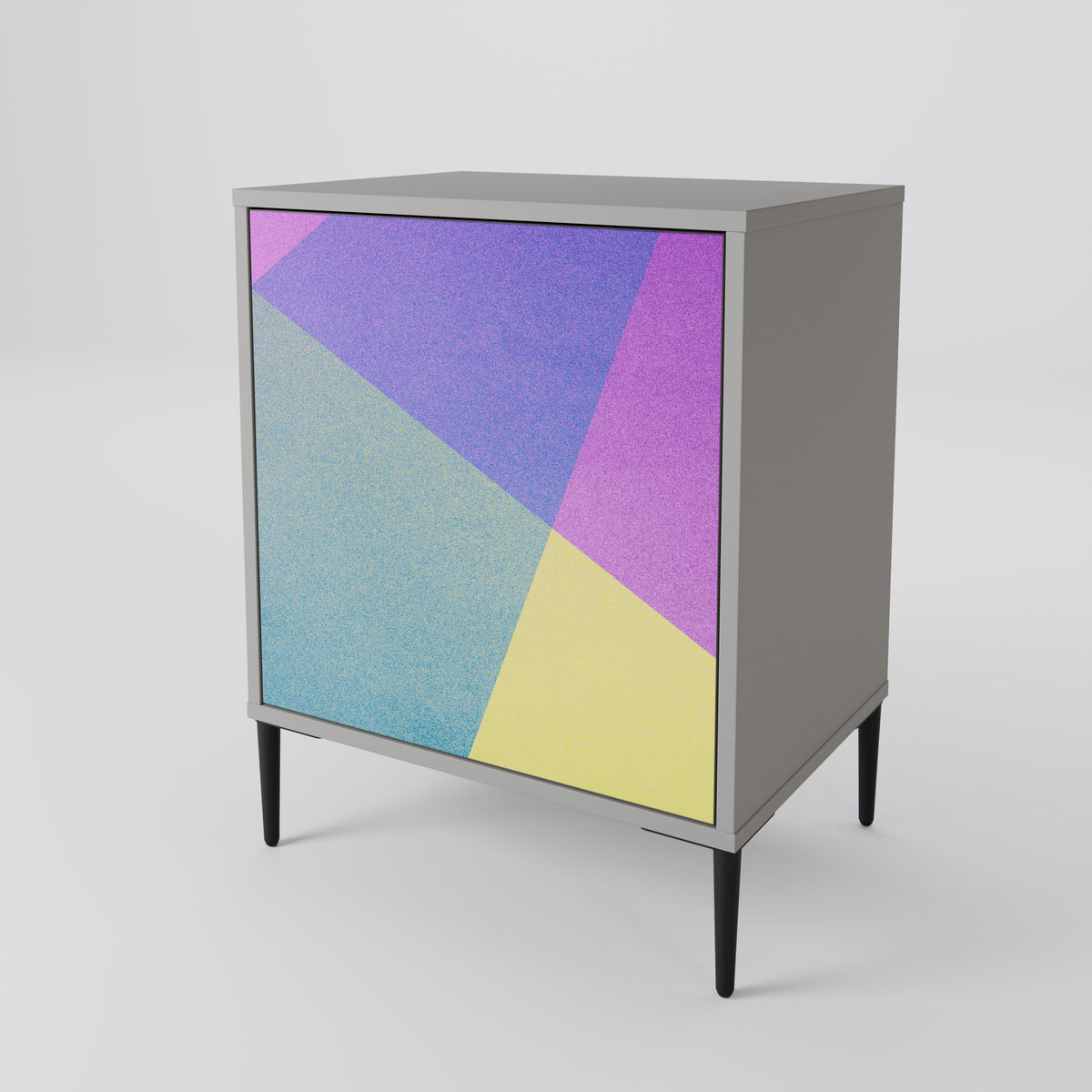 BRIGHT GEOMETRY Skänk med en dörr