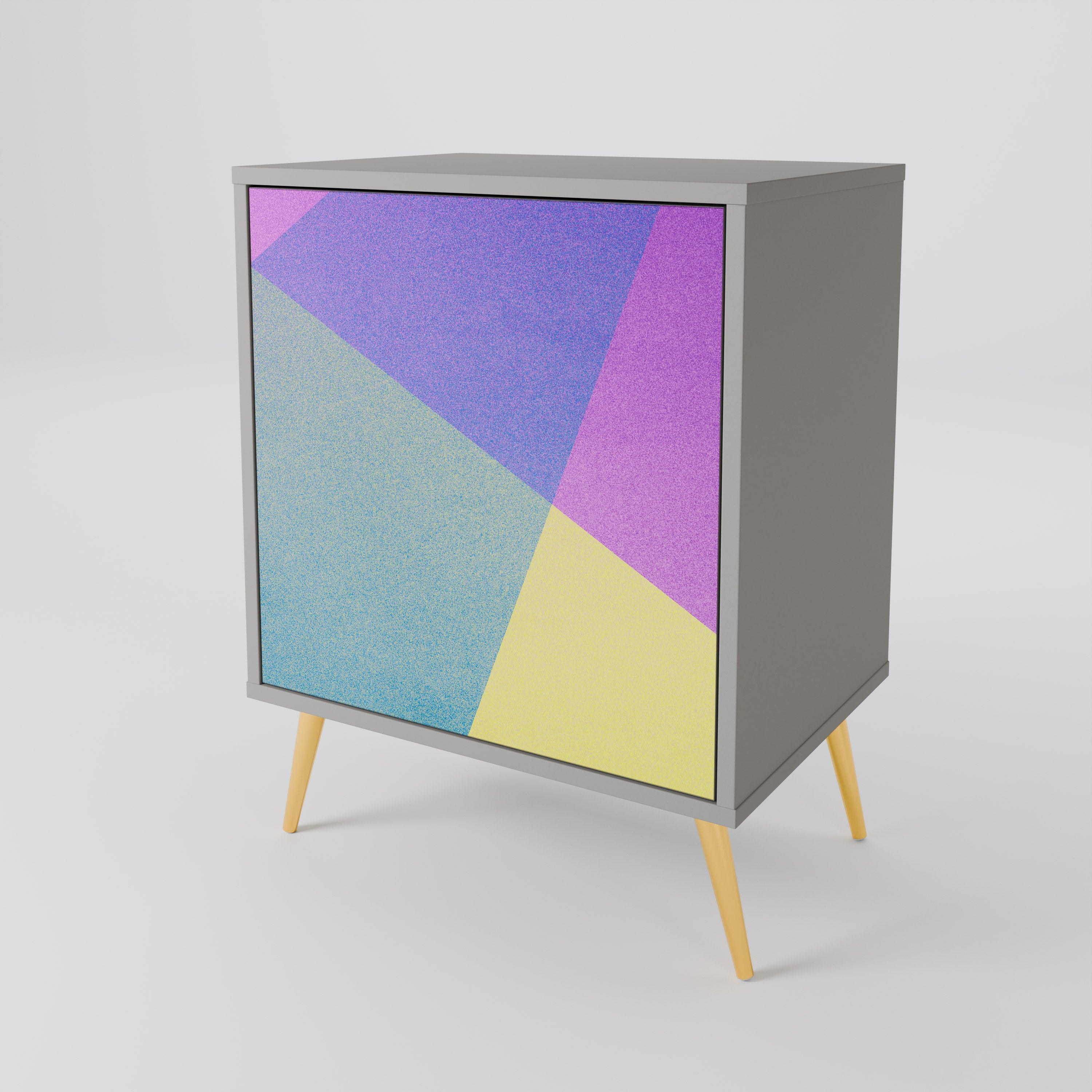 BRIGHT GEOMETRY 1-Door Sideboard