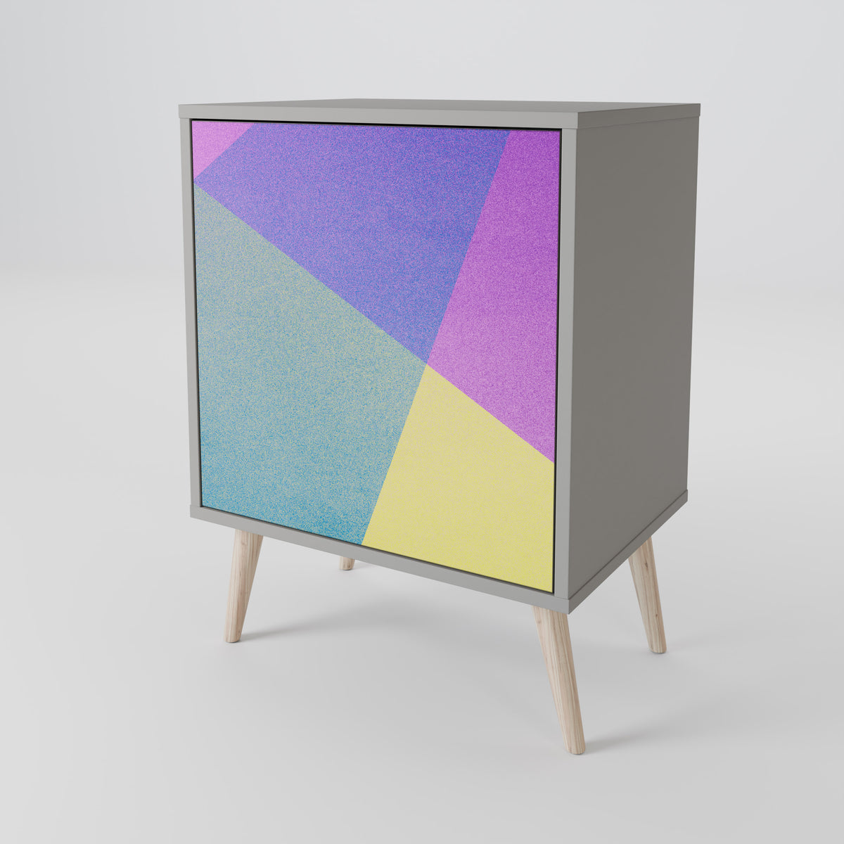 BRIGHT GEOMETRY Skänk med en dörr