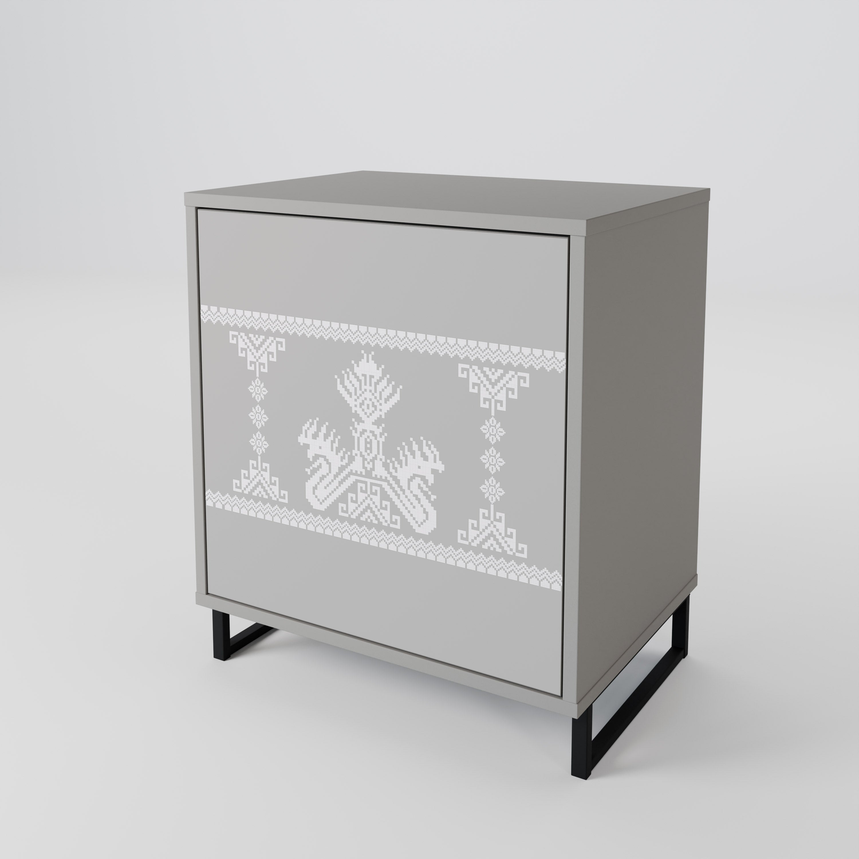 THAI GRAY 1-Door Sideboard