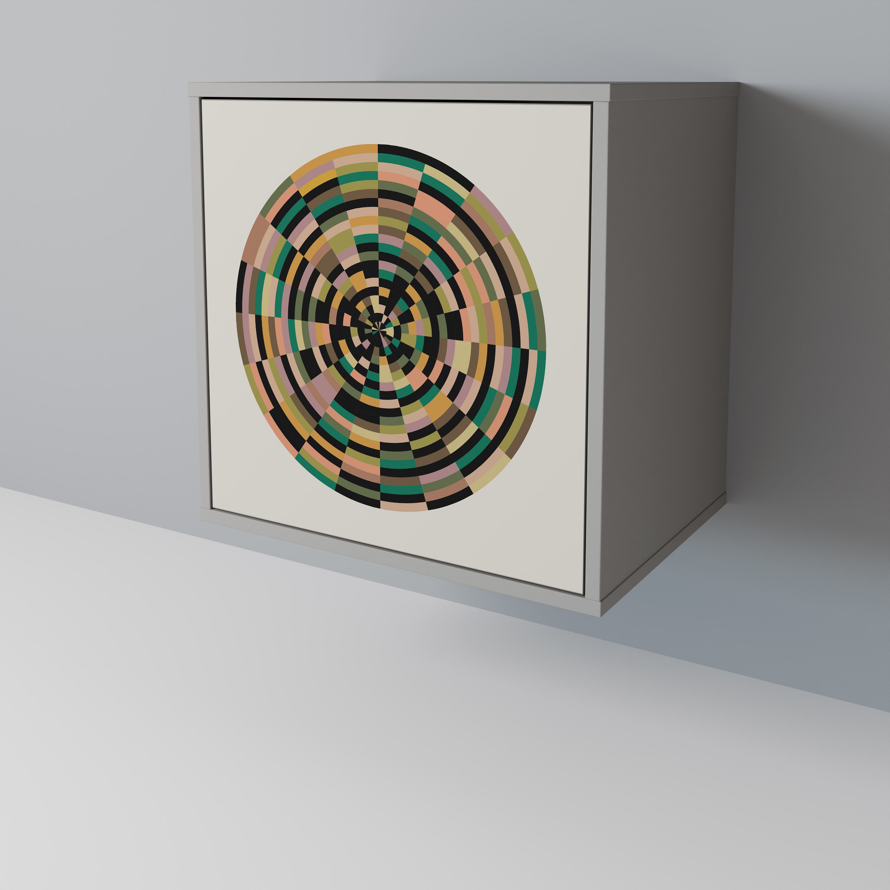 GREEN CIRCLES 1-Door Sideboard