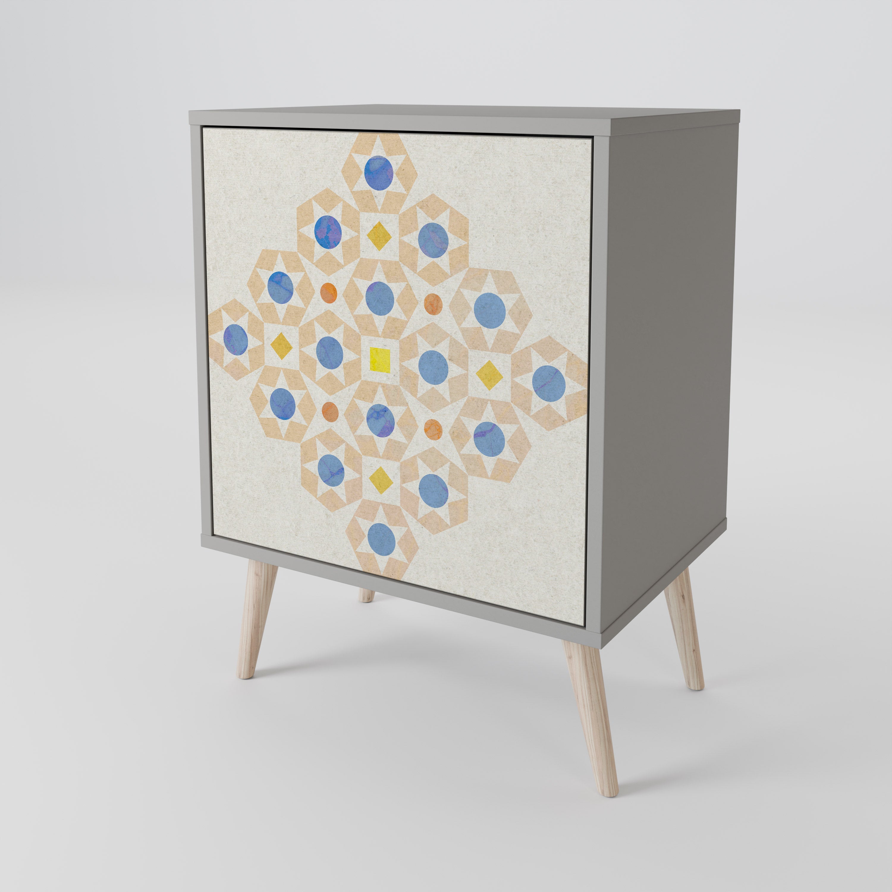 PATTERNED PRISM 1-Door Sideboard